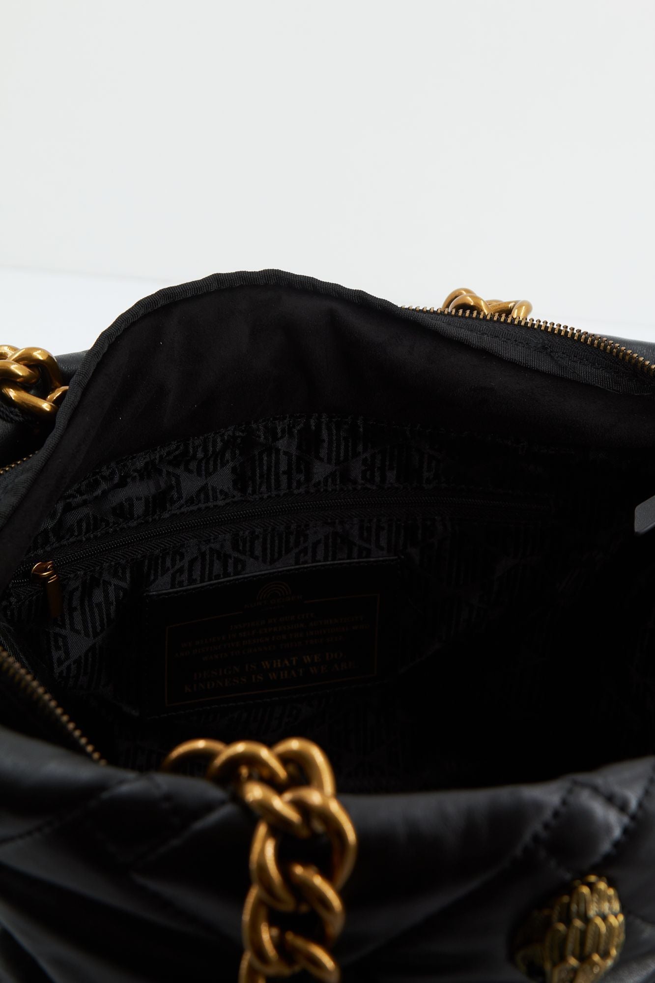 KURT GEIGER LONDON 690-SM KENSINGTON SFT SH en color NEGRO (4)