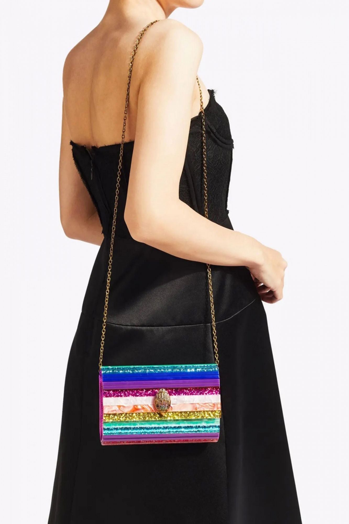 KURT GEIGER LONDON PARTY EAGLE CLUTCH en color MULTICOLOR (2)