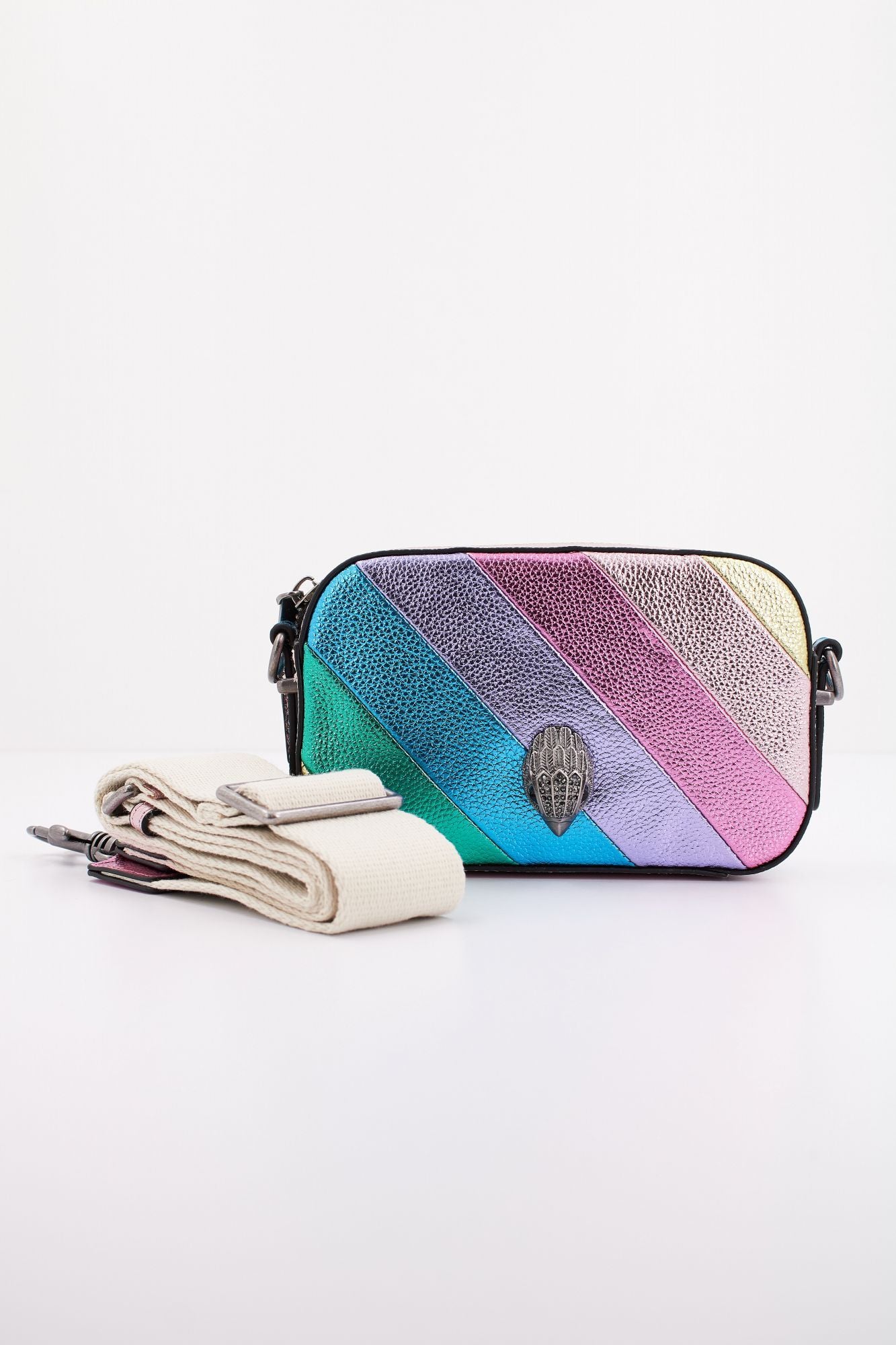 KURT GEIGER LONDON KENSINGTON SM CAMERABAG en color ROSA (1)