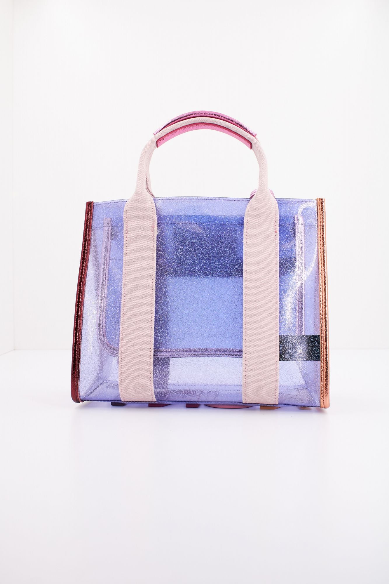 KURT GEIGER LONDON VINYL SM SOUTHBANK TOTE en color VIOLETA (3)