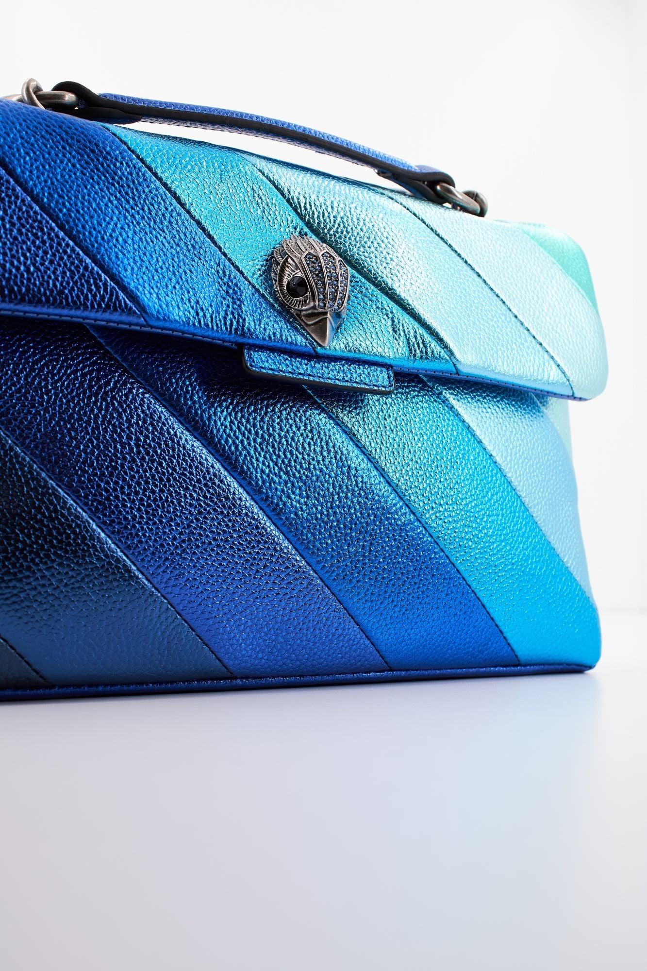 KURT GEIGER LONDON KENSINGTON LEATHER en color AZUL (4)