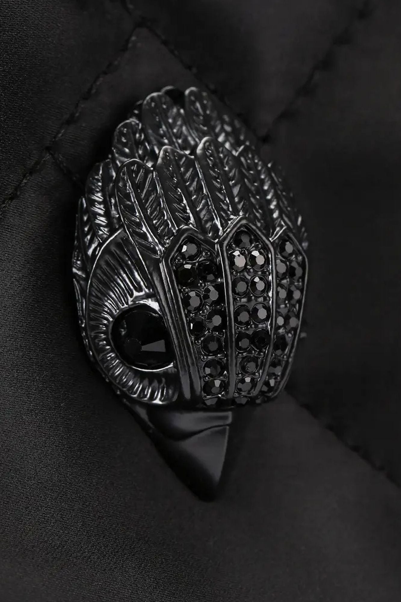 KURT GEIGER LONDON RECYCLED SQ SHOPPER DR en color NEGRO (4)