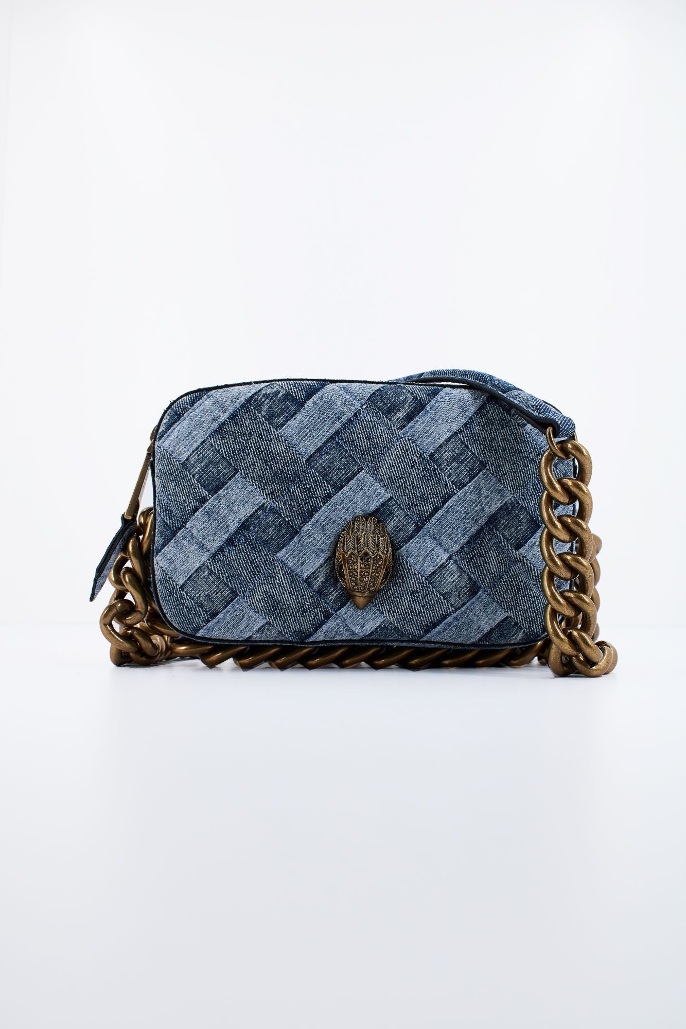 KURT GEIGER LONDON KENSINGTON SM CAMERA CH en color AZUL (1)