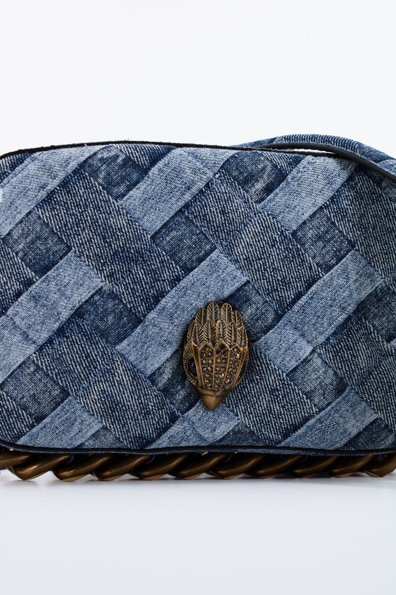 KURT GEIGER LONDON KENSINGTON SM CAMERA CH en color AZUL (4)