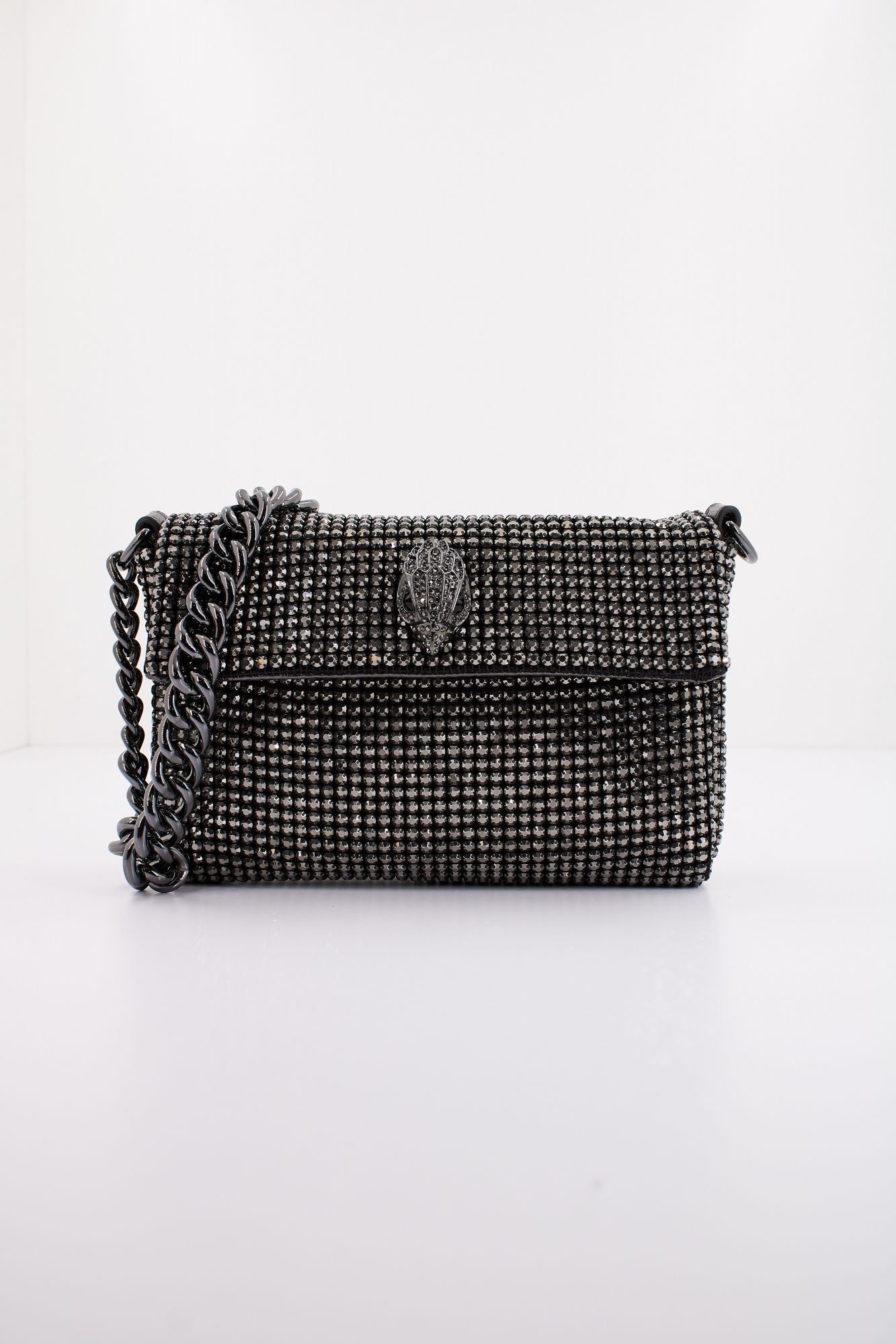 KURT GEIGER LONDON SM PARTY SHOULDER BAG en color GRIS (1)