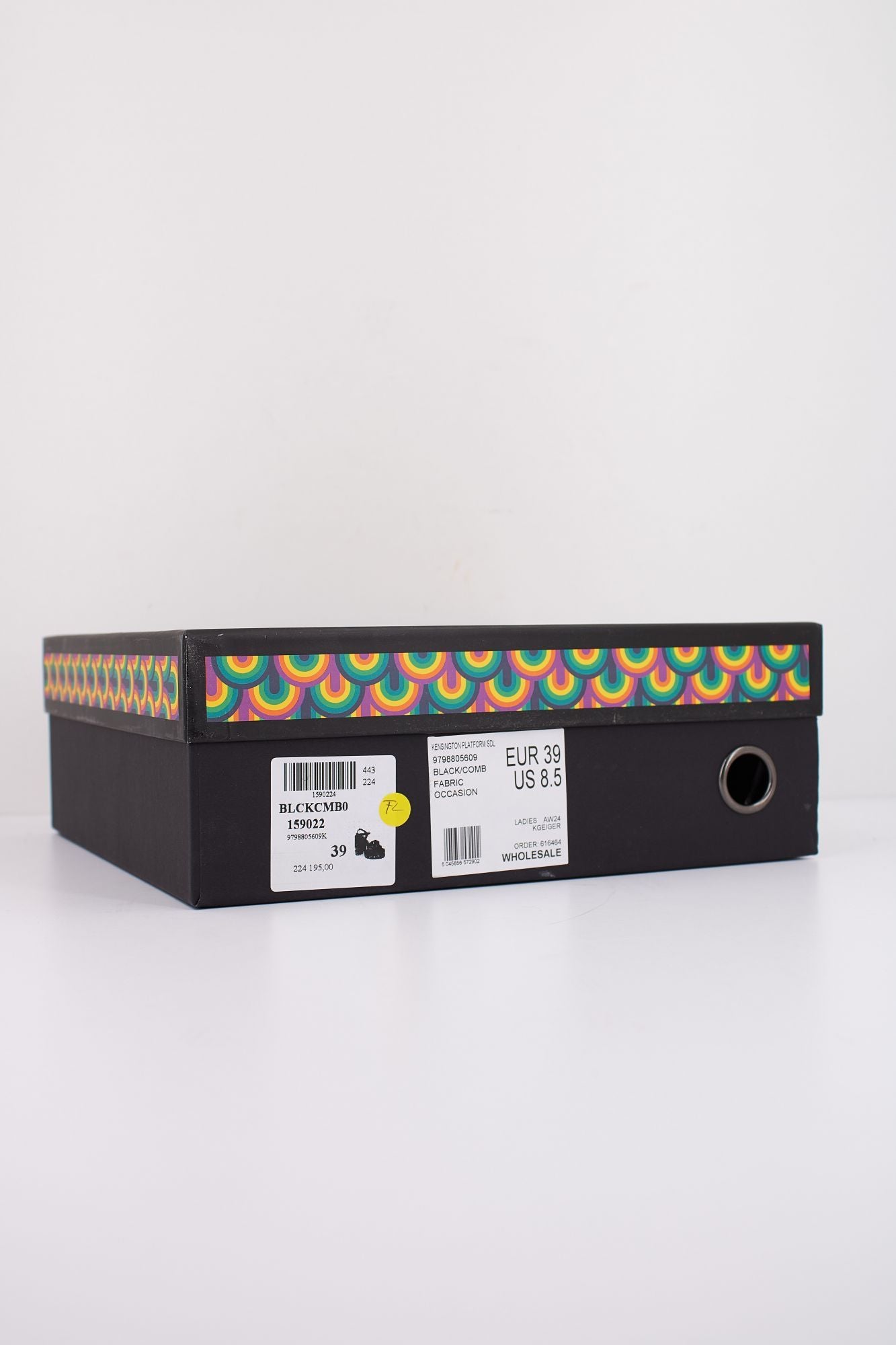 KURT GEIGER LONDON KENSINGTON PLATFORM SDL en color NEGRO (6)