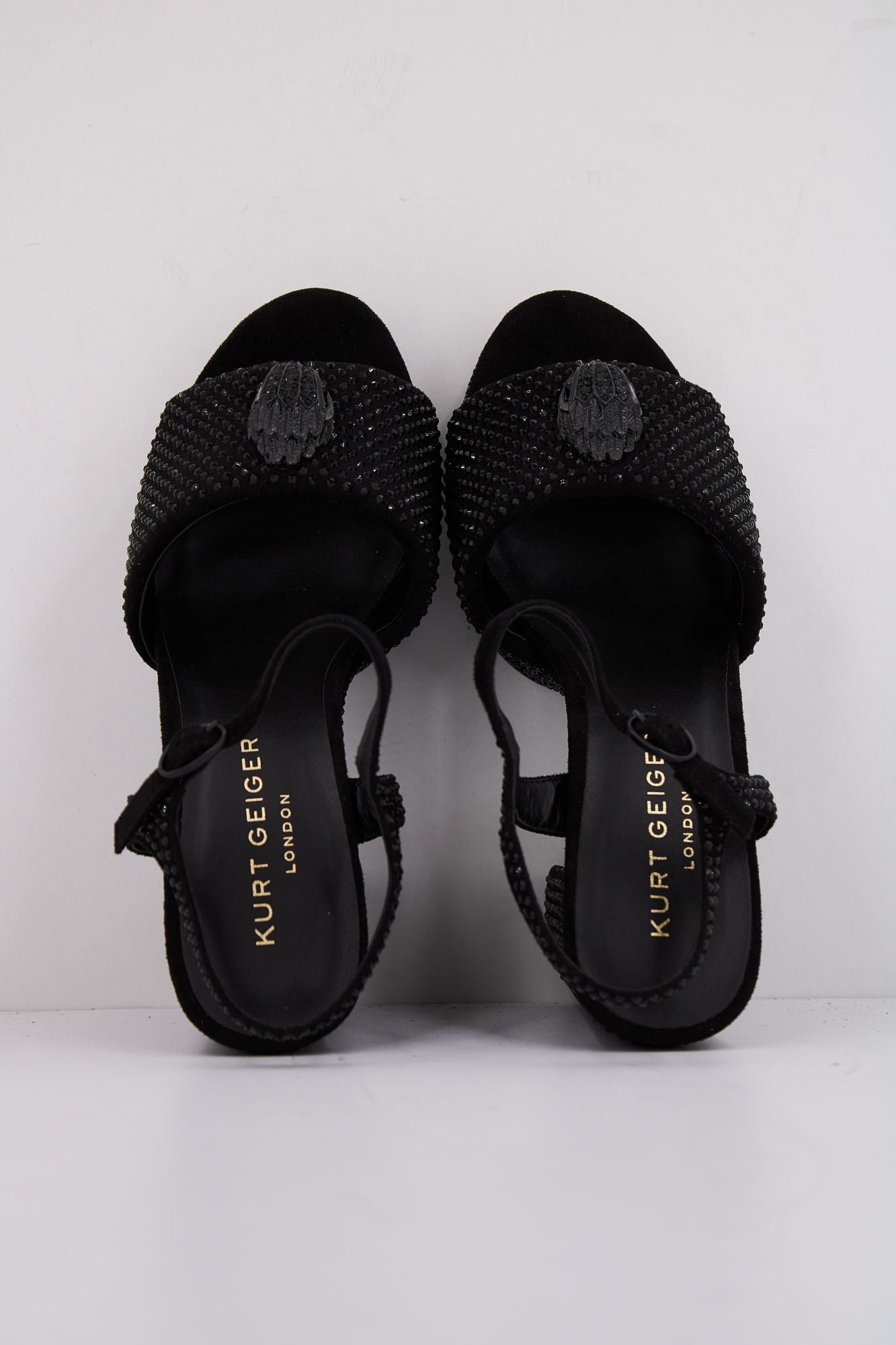 KURT GEIGER LONDON KENSINGTON PLATFORM SDL en color NEGRO (3)