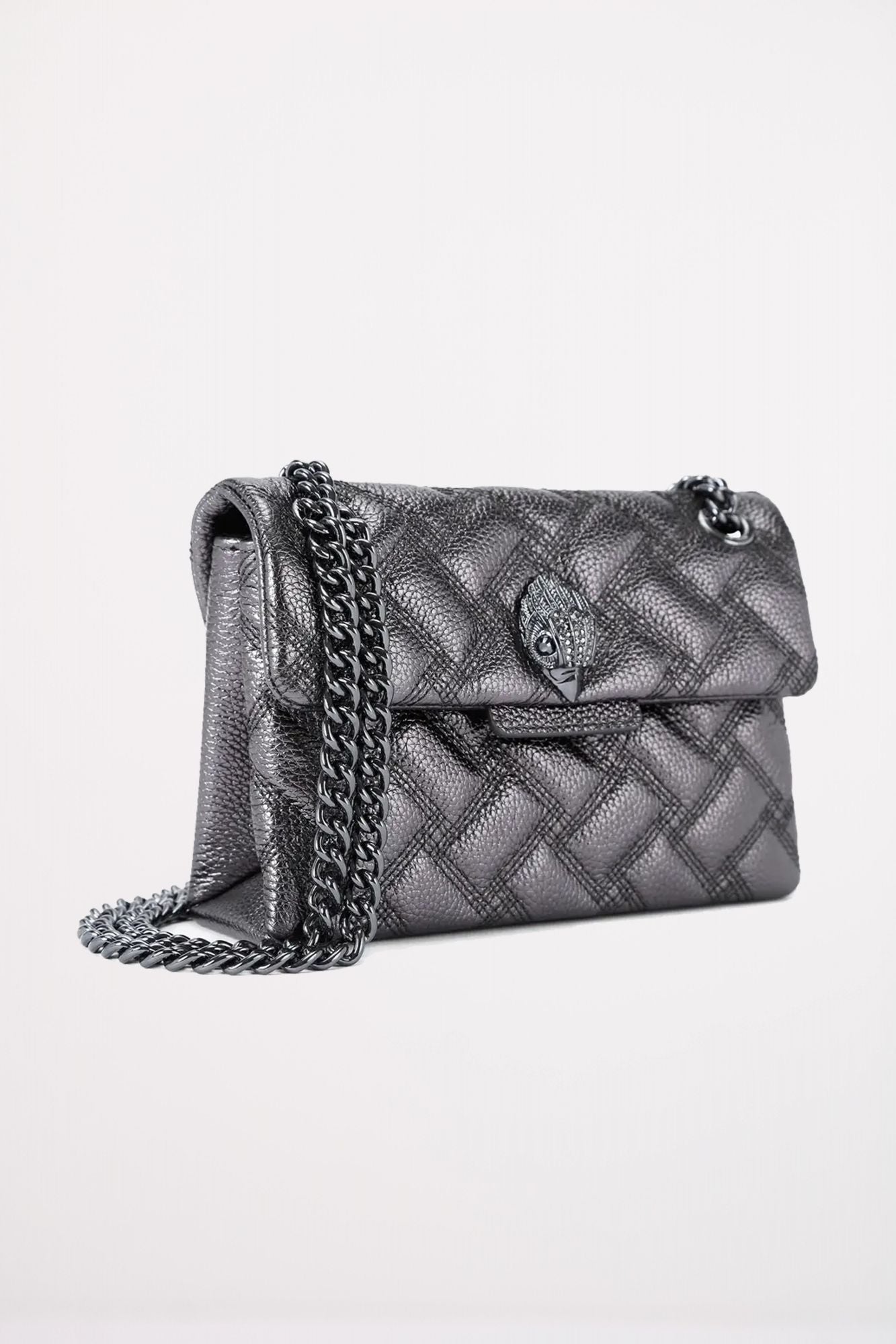 KURT GEIGER LONDON MINI KENSINGTON DRENCH en color GRIS (2)