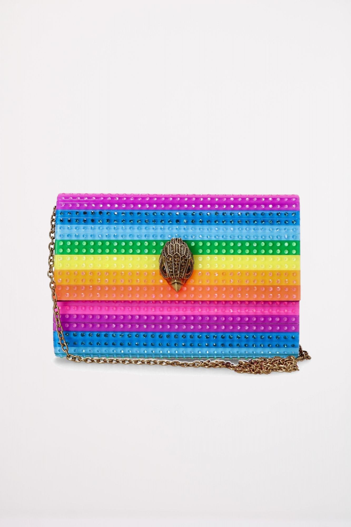 KURT GEIGER LONDON PARTY EAGLE CLUTCH CR en color MULTICOLOR (1)