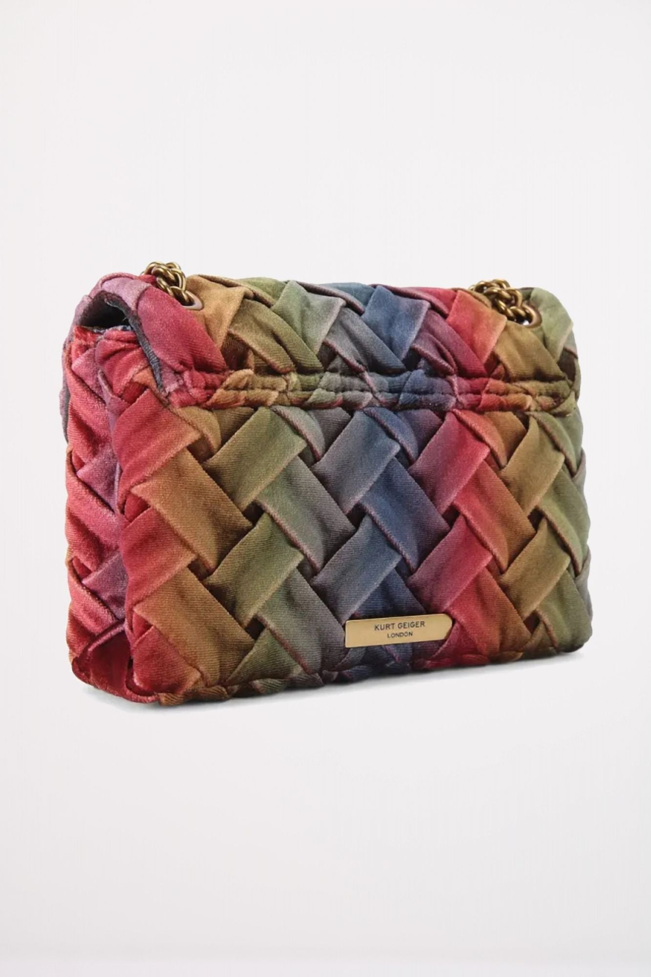 KURT GEIGER LONDON VELVET MINI KENSINGTON en color MULTICOLOR (3)