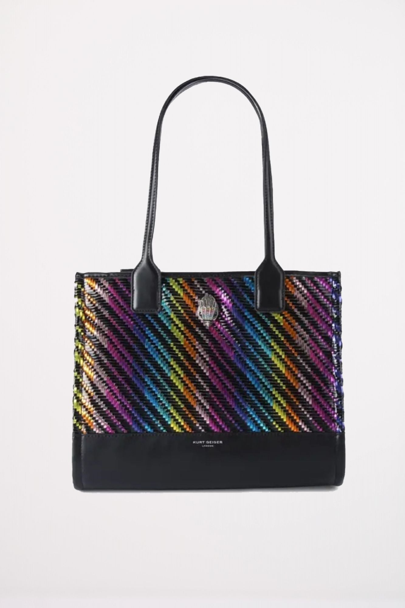 KURT GEIGER LONDON SM KENSINGTON SQ TOTE en color NEGRO (1)