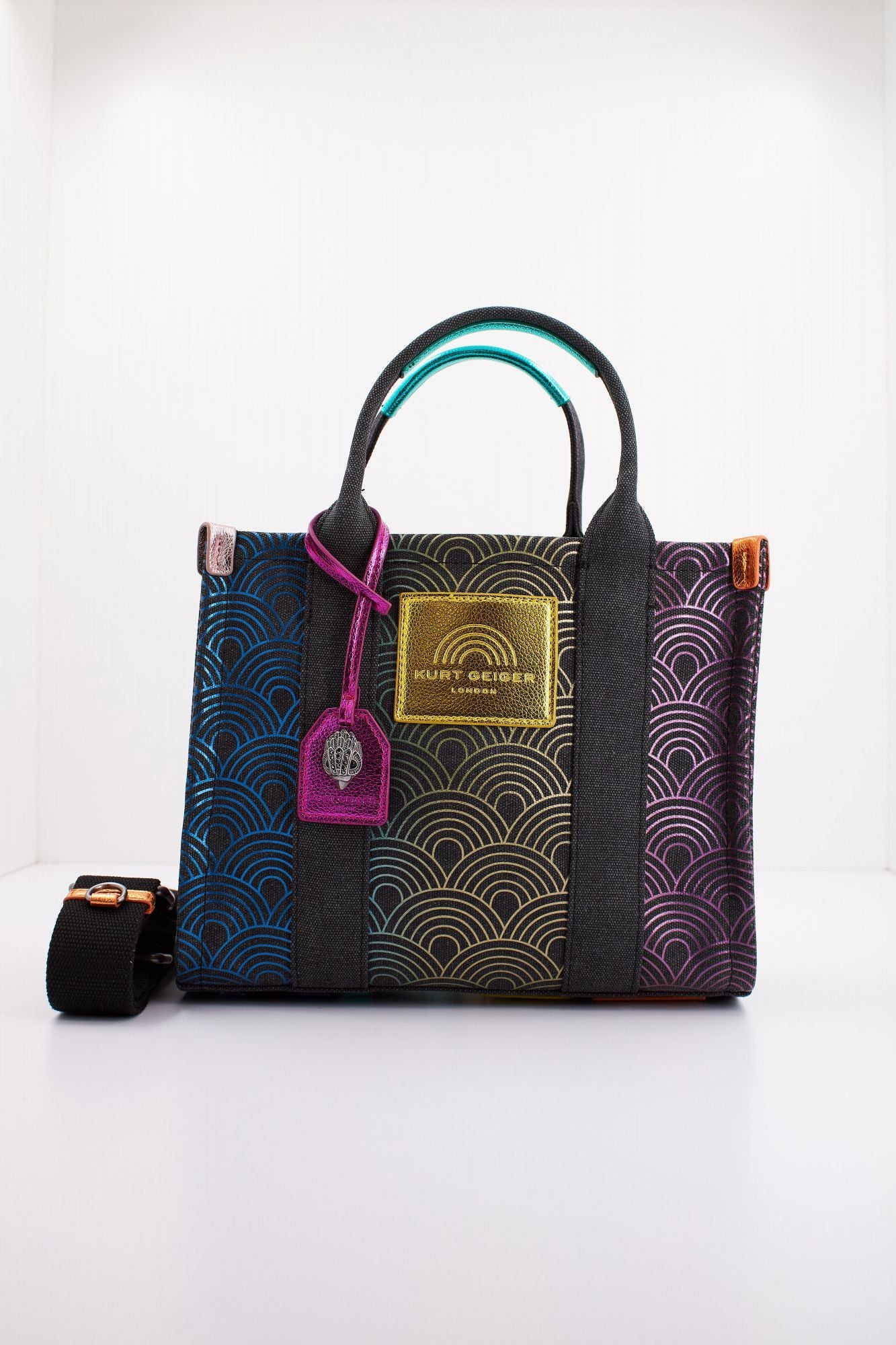 KURT GEIGER LONDON SMALL SOUTHBANK TOTE en color NEGRO (1)