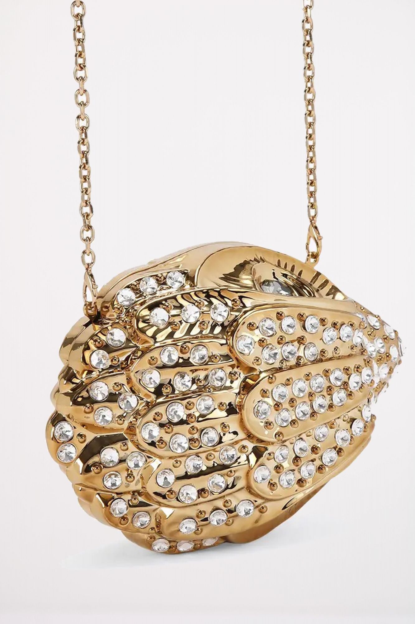 KURT GEIGER LONDON EAGLE CLUCH en color ORO (3)