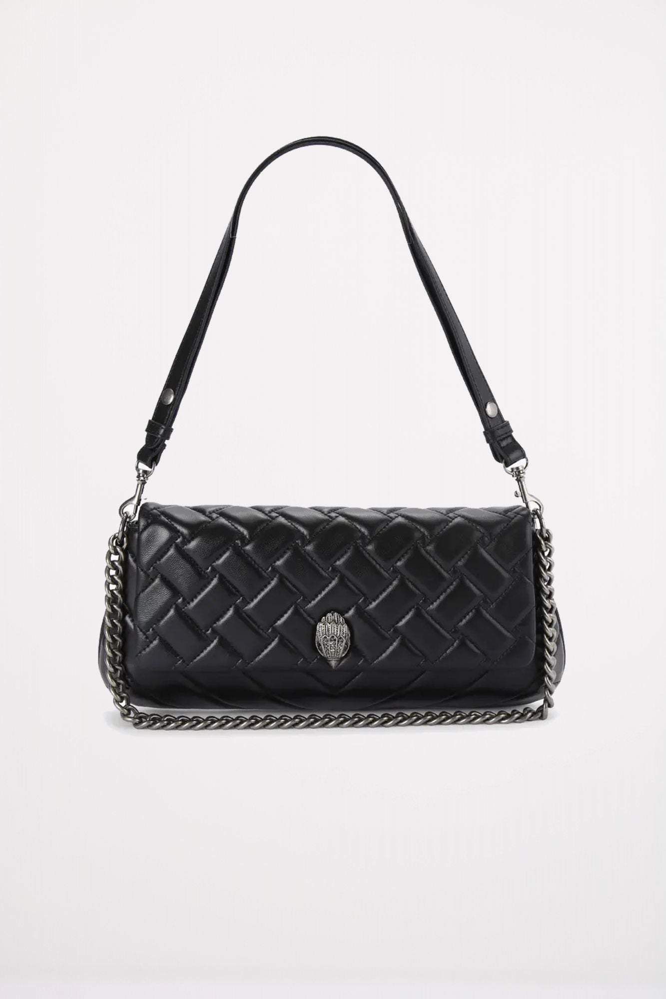 KURT GEIGER LONDON LEATHER LONG KENSTON en color NEGRO (1)