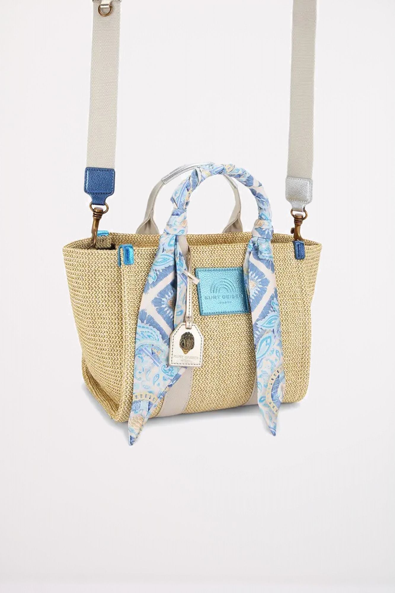 KURT GEIGER LONDON SOUTHBANK SM SHOPPER en color AZUL (4)