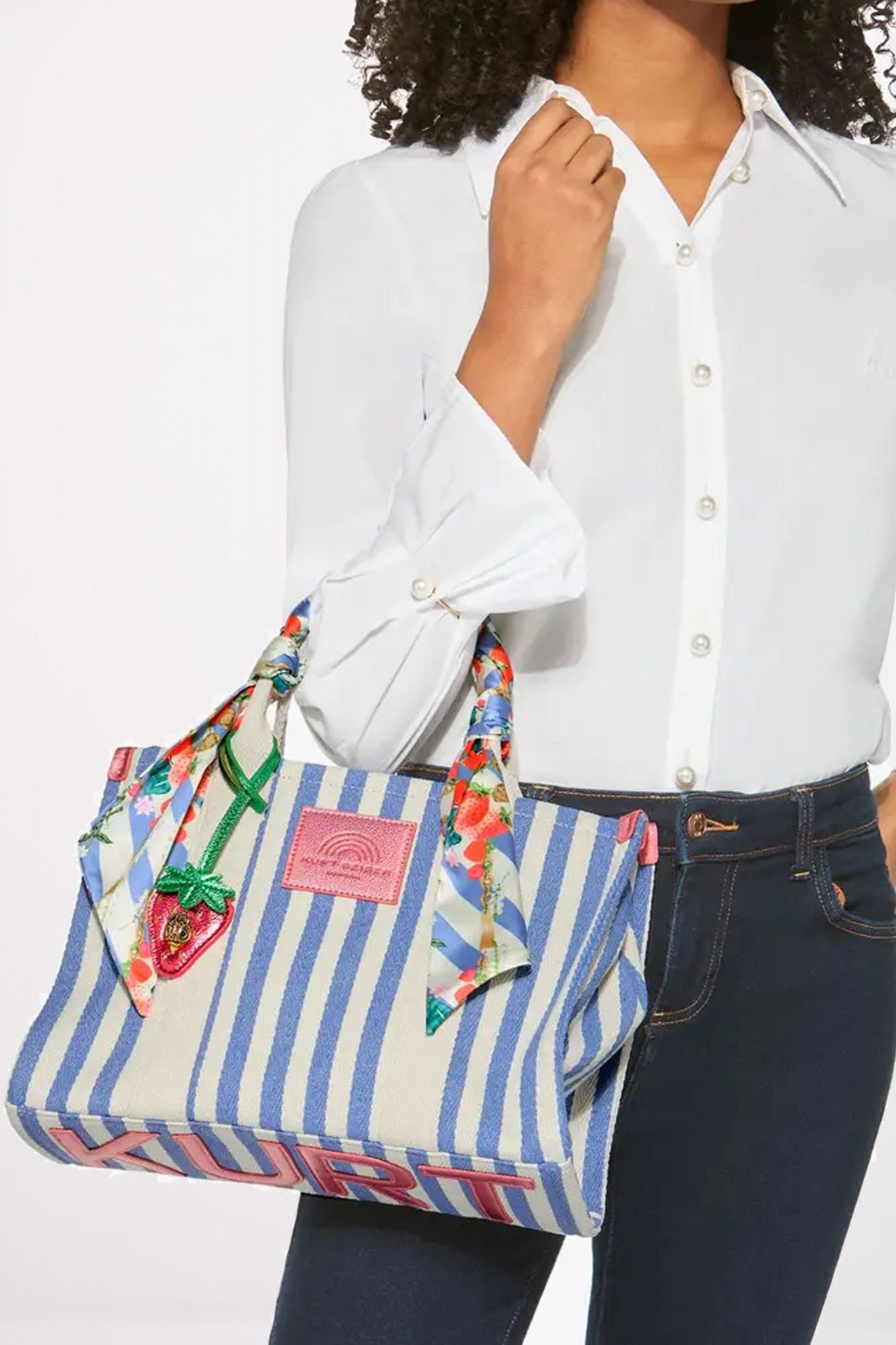 KURT GEIGER LONDON SOUTHBANK TOTE en color AZUL (2)