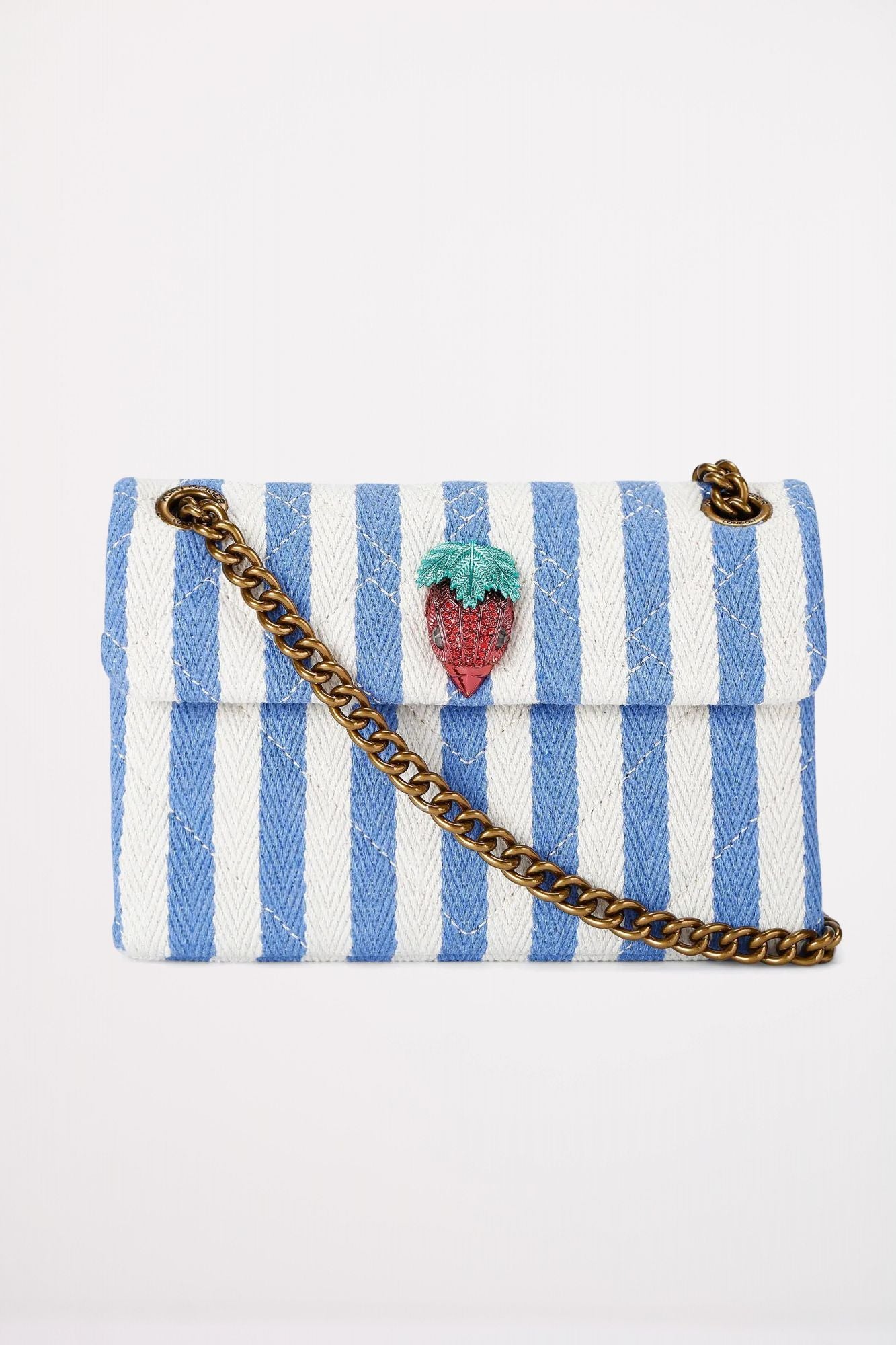 KURT GEIGER LONDON MINI KENSINGTON BAG en color AZUL (1)