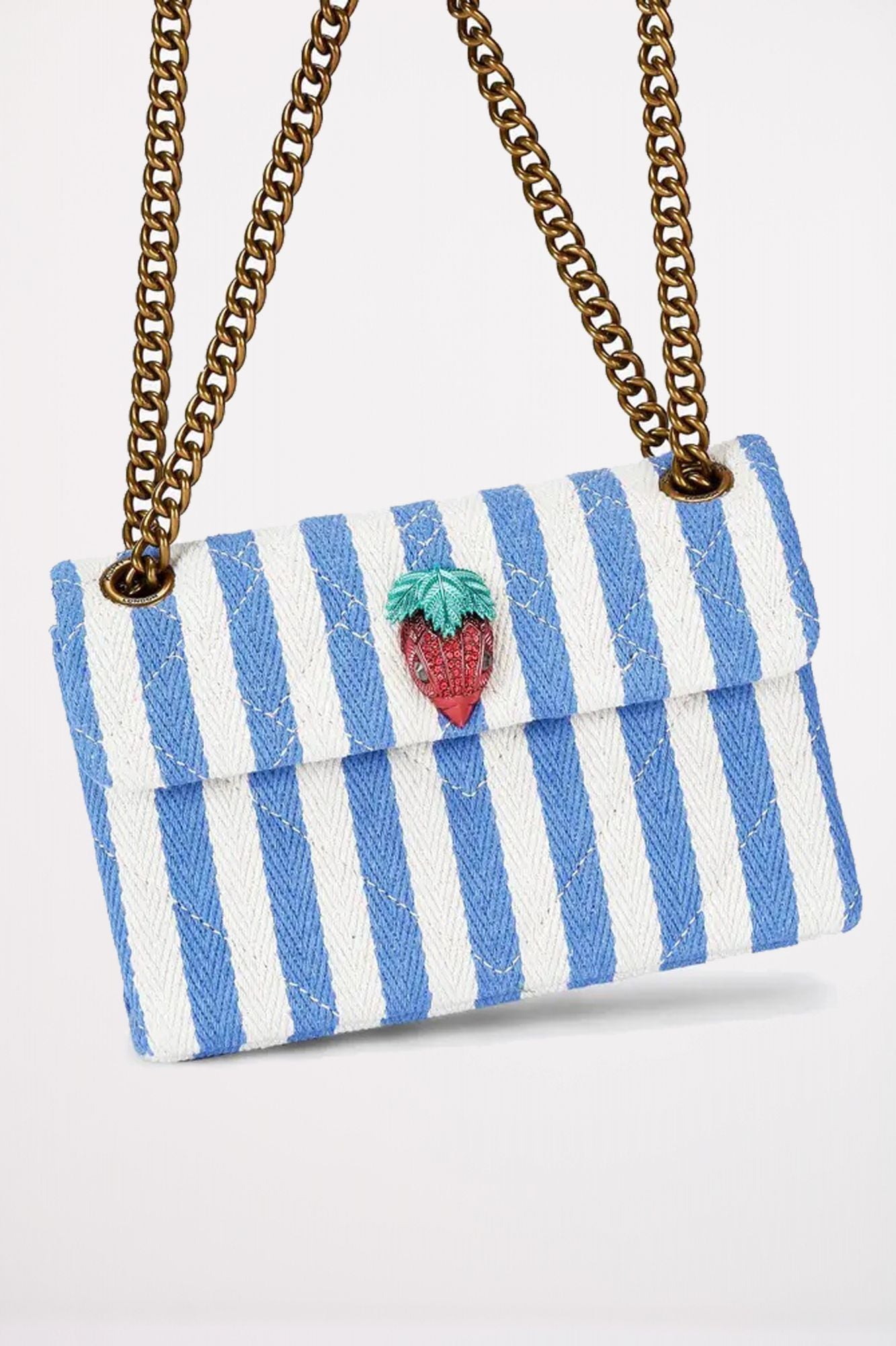 KURT GEIGER LONDON MINI KENSINGTON BAG en color AZUL (4)