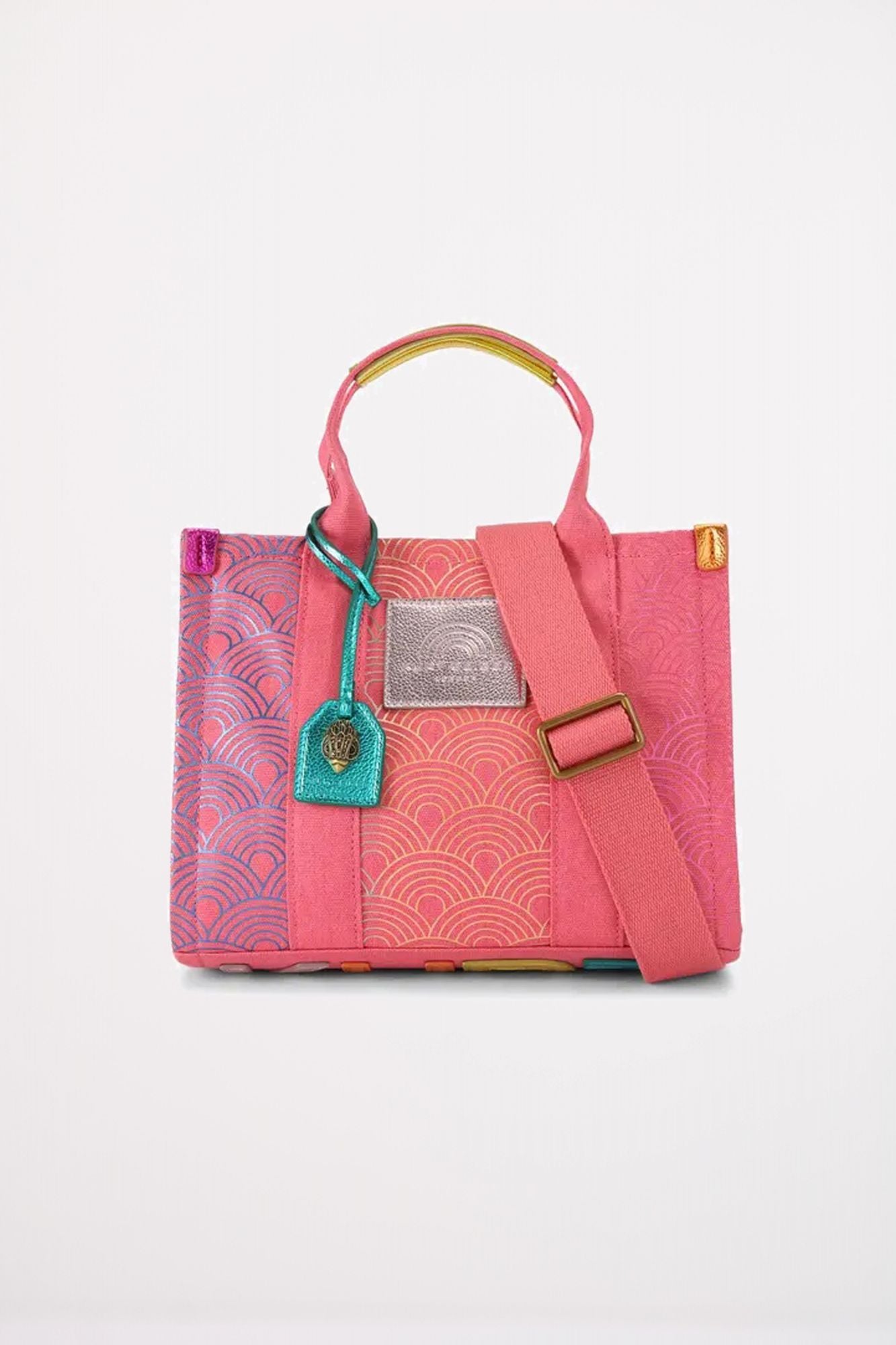 KURT GEIGER LONDON SMALL SOUTHBANK TOTE en color ROSA (1)