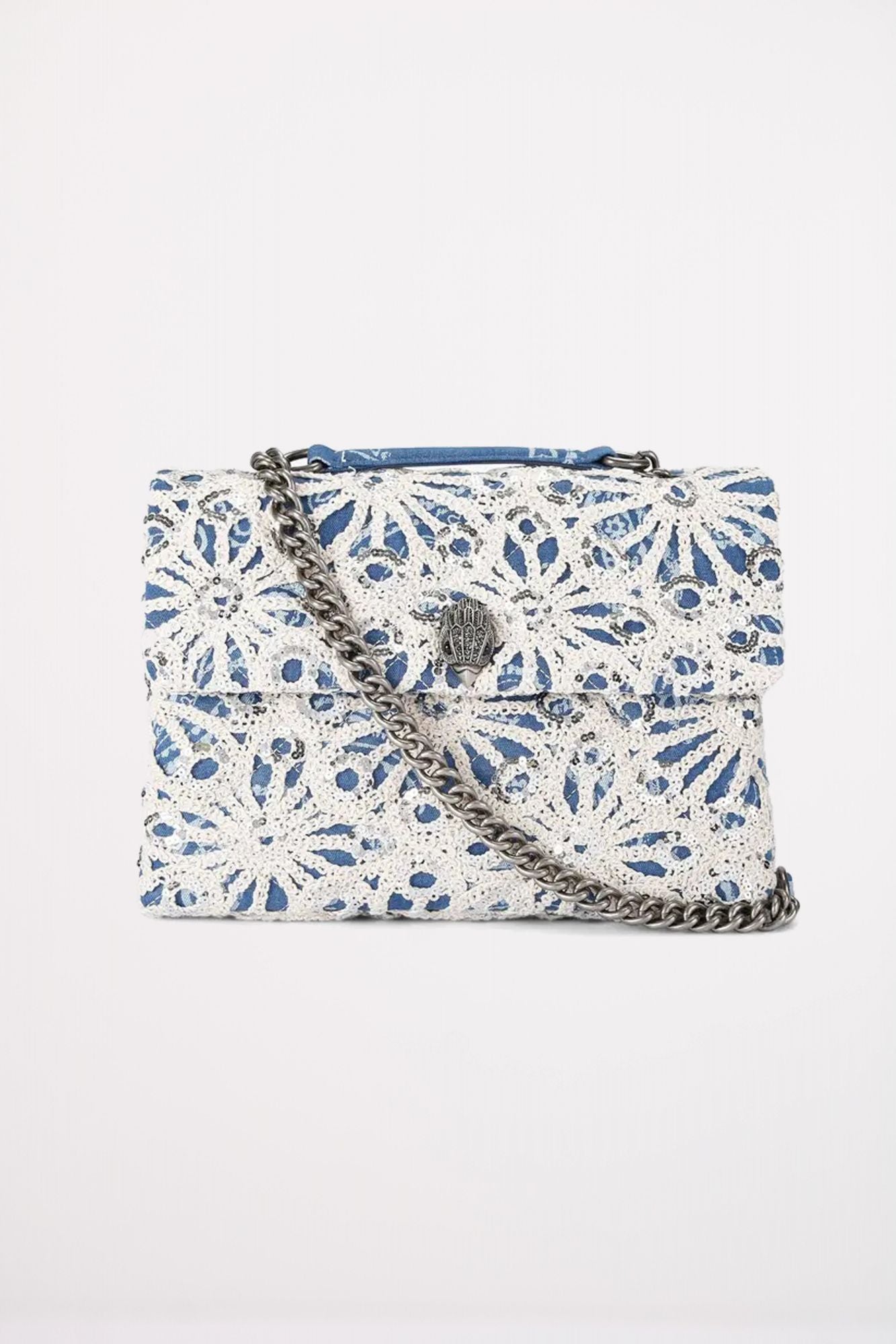 KURT GEIGER LONDON LARGE KENSINGTON SOFT en color BLANCO (1)