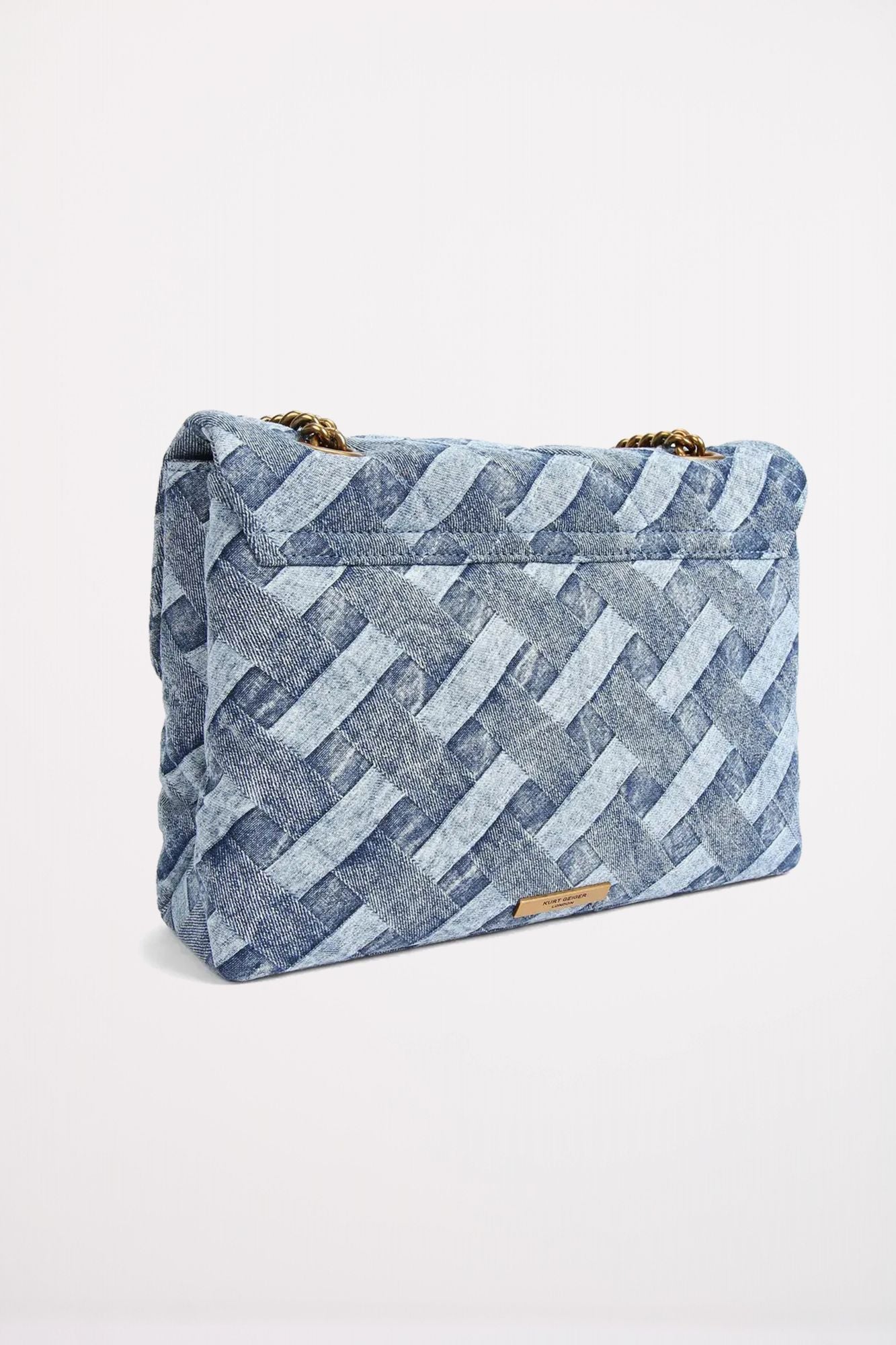 KURT GEIGER LONDON KENSINGTON SOFT CCL BAG en color AZUL (3)