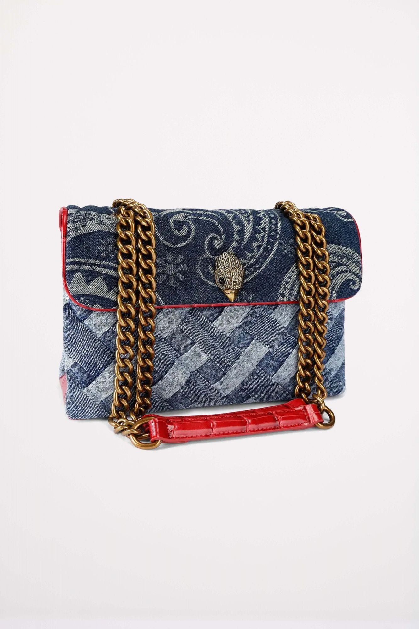 KURT GEIGER LONDON KENSINGTON BAG en color AZUL (2)
