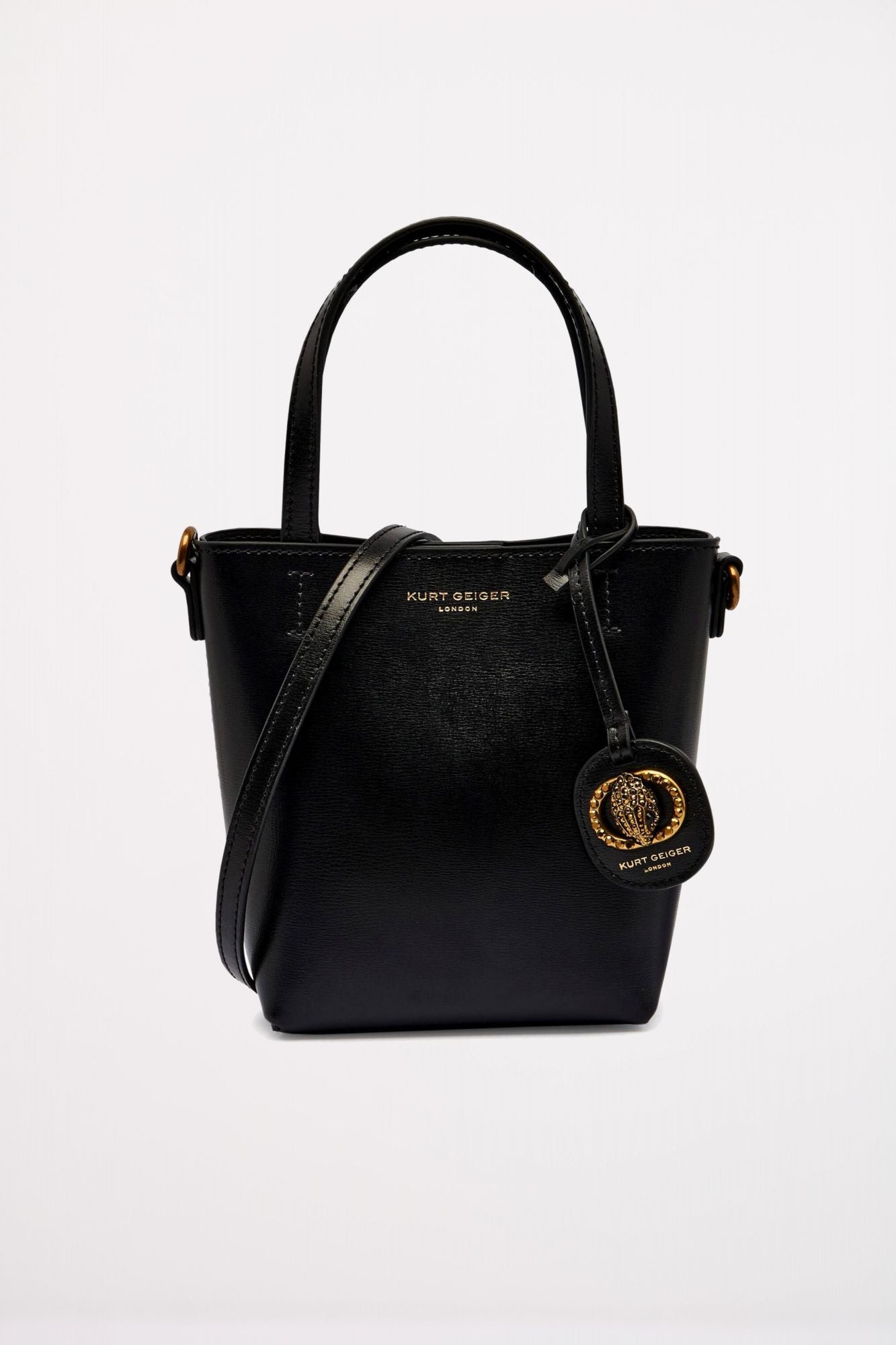 KURT GEIGER LONDON CHELSEA SM SHOPPER BAG en color NEGRO (1)