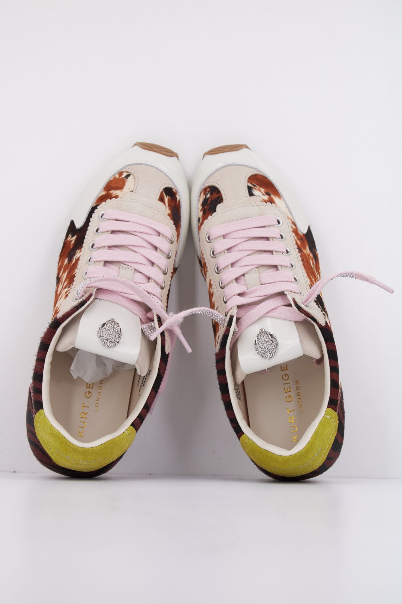 KURT GEIGER LONDON ISLINGTON SNEAKER en color ANIMAL PRINT (3)
