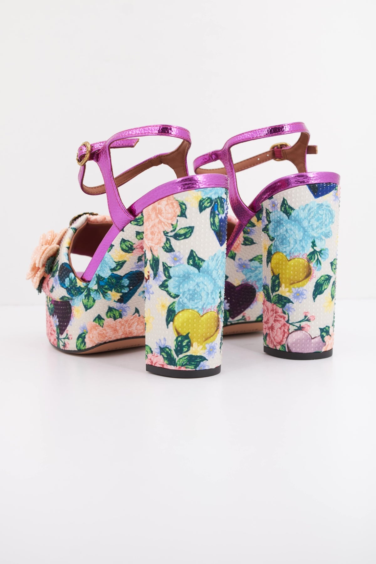 KURT GEIGER LONDON KENSINGTON PLATFORM SDL en color FLORAL (4)