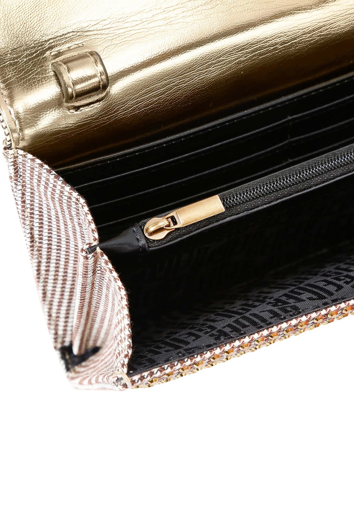 KURT GEIGER LONDON KENSINGTON CHAIN WALLET en color BEIS (3)