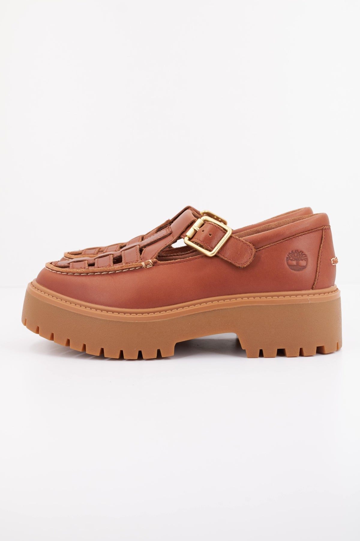 TIMBERLAND Stone Street Platform Buckle en color MARRON (1)