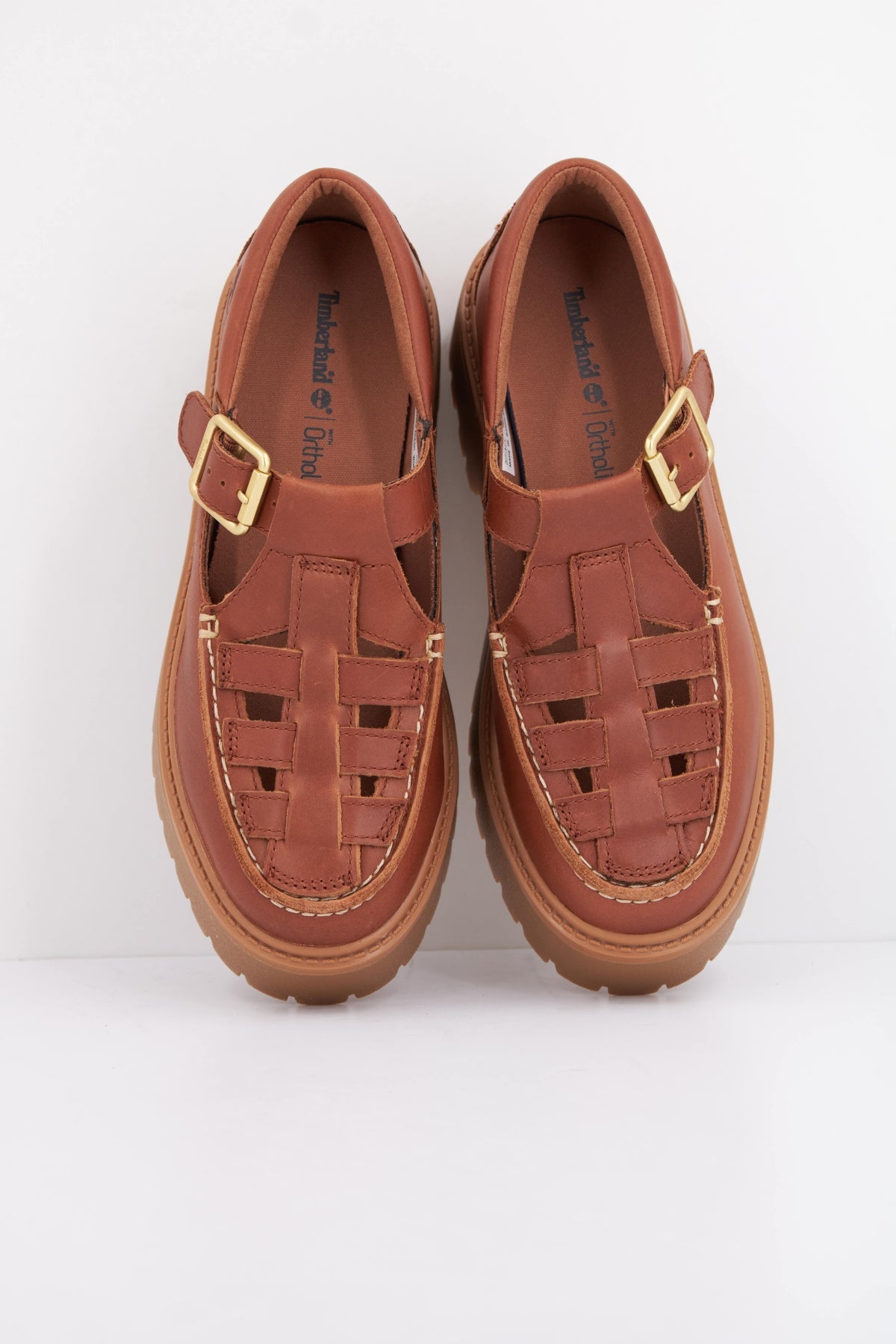 TIMBERLAND WOVEN BUCKLE LOAFER en color MARRON (3)