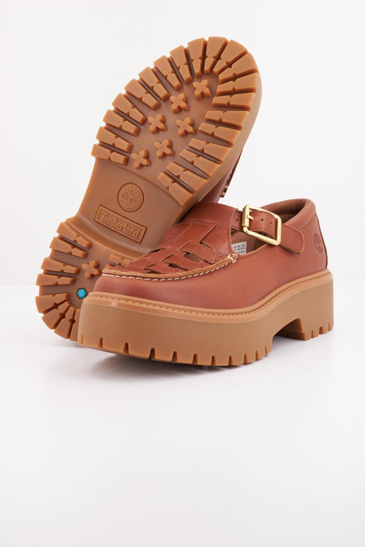 TIMBERLAND WOVEN BUCKLE LOAFER en color MARRON (5)