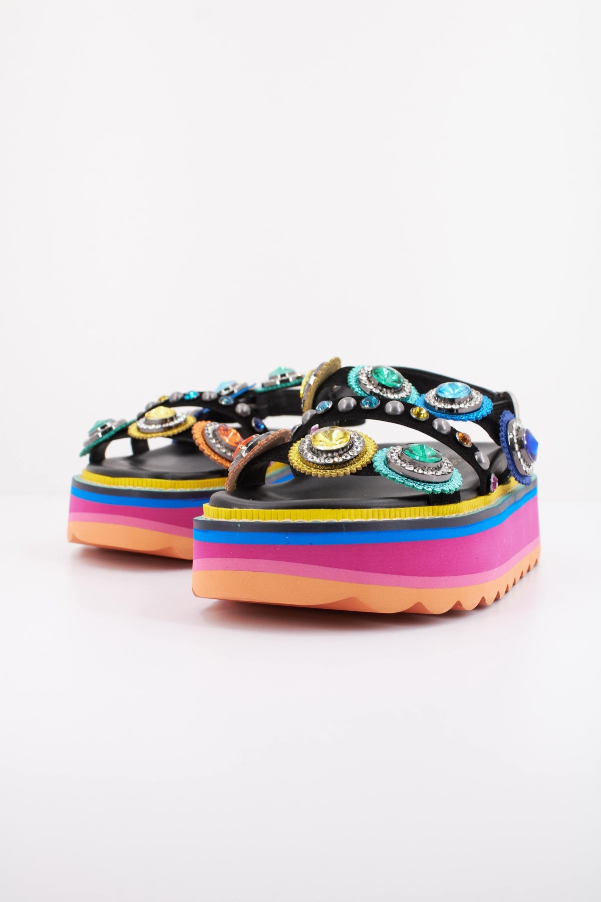 KURT GEIGER LONDON OCTAVIA SLING PLATFORM en color MULTICOLOR (2)