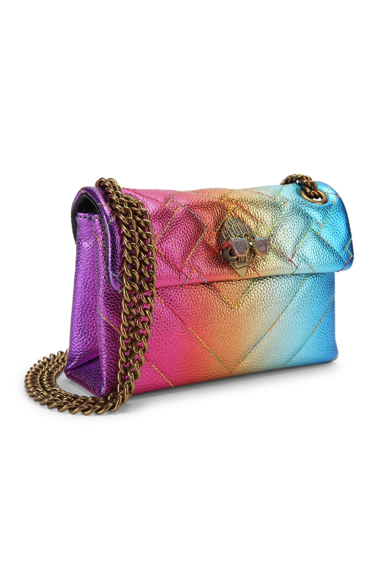 KURT GEIGER LONDON LEATHER MINI KENSINGTON en color MULTICOLOR (3)