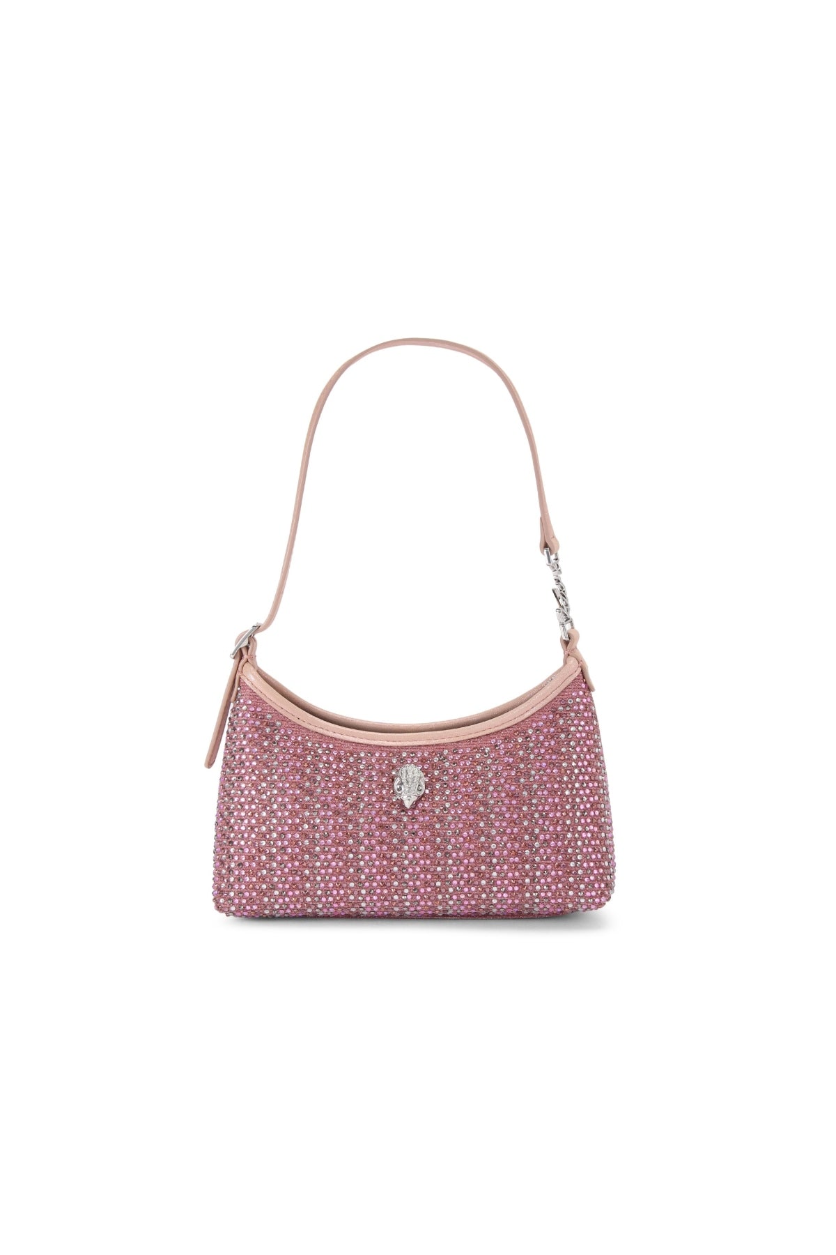 KURT GEIGER LONDON FABRIC KURT MINI SHOULD en color ROSA (1)