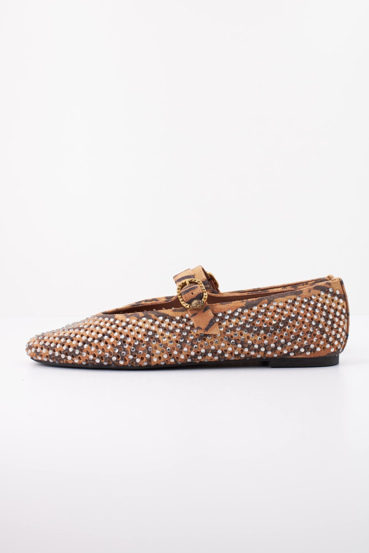 KURT GEIGER LONDON MAYFAIR BALLET FLAT en color ANIMAL PRINT (1)