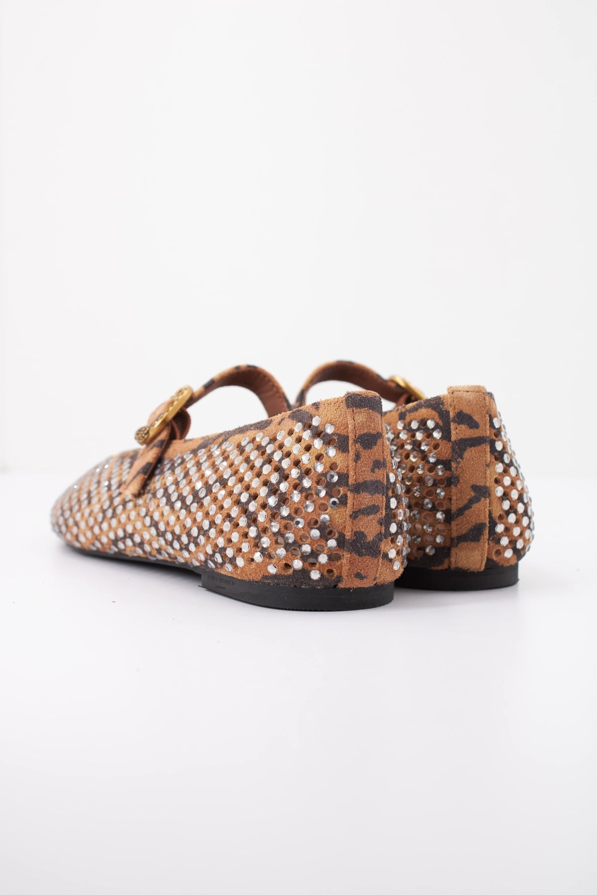 KURT GEIGER LONDON MAYFAIR BALLET FLAT en color ANIMAL PRINT (4)