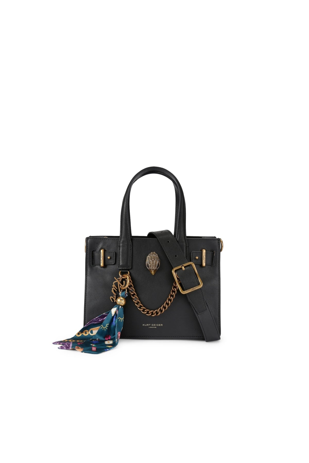 KURT GEIGER LONDON SLOANE SM TOTE en color NEGRO (3)