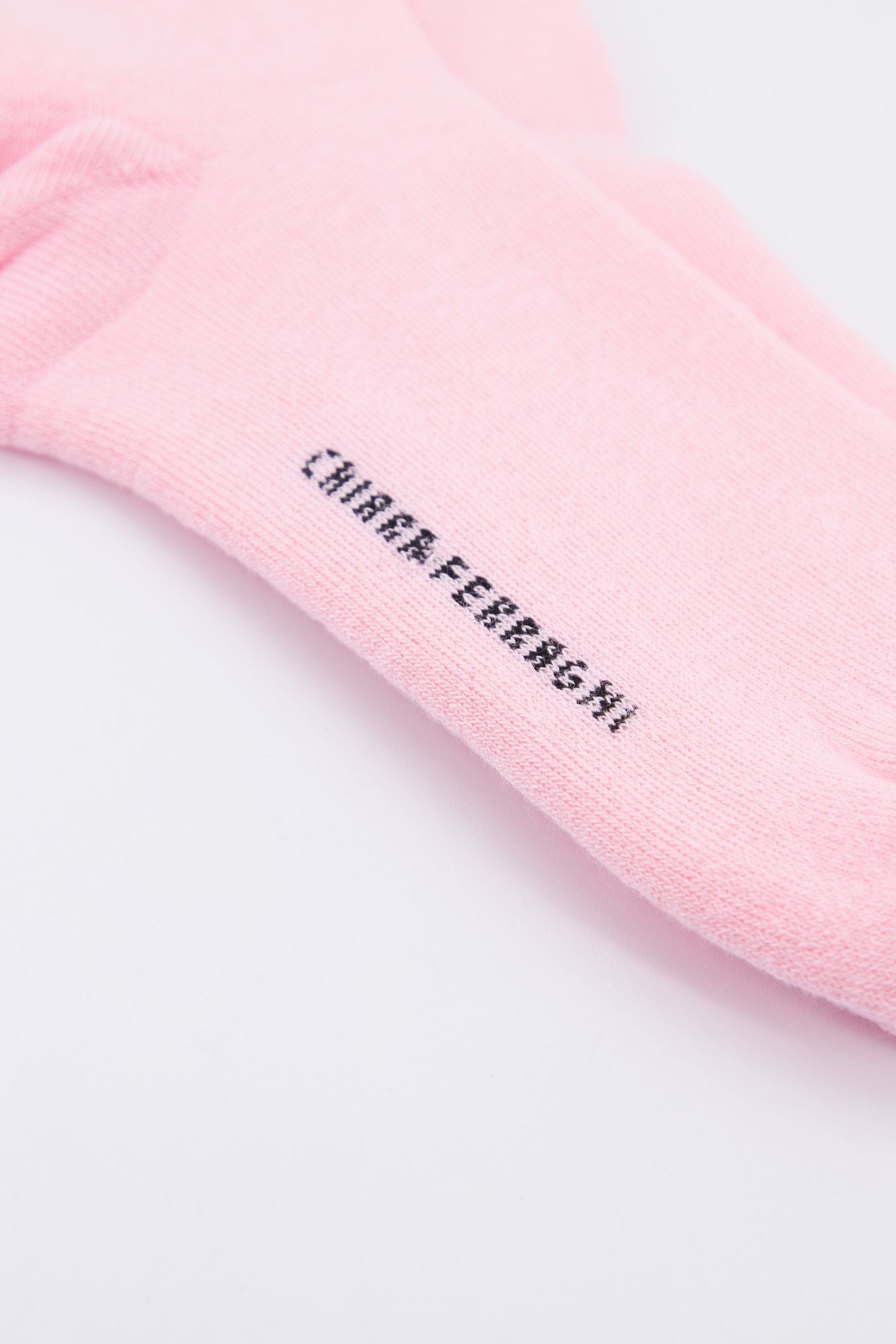 CHIARA FERRAGNI MAXI LOGOMANIA LUREX SOCKS en color ROSA (3)