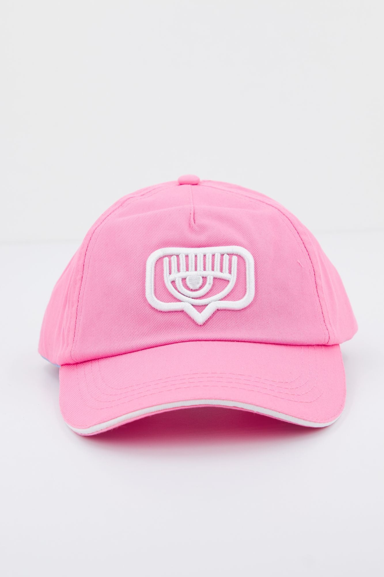 CHIARA FERRAGNI EYELIKE BASEBALL CAP en color ROSA (1)