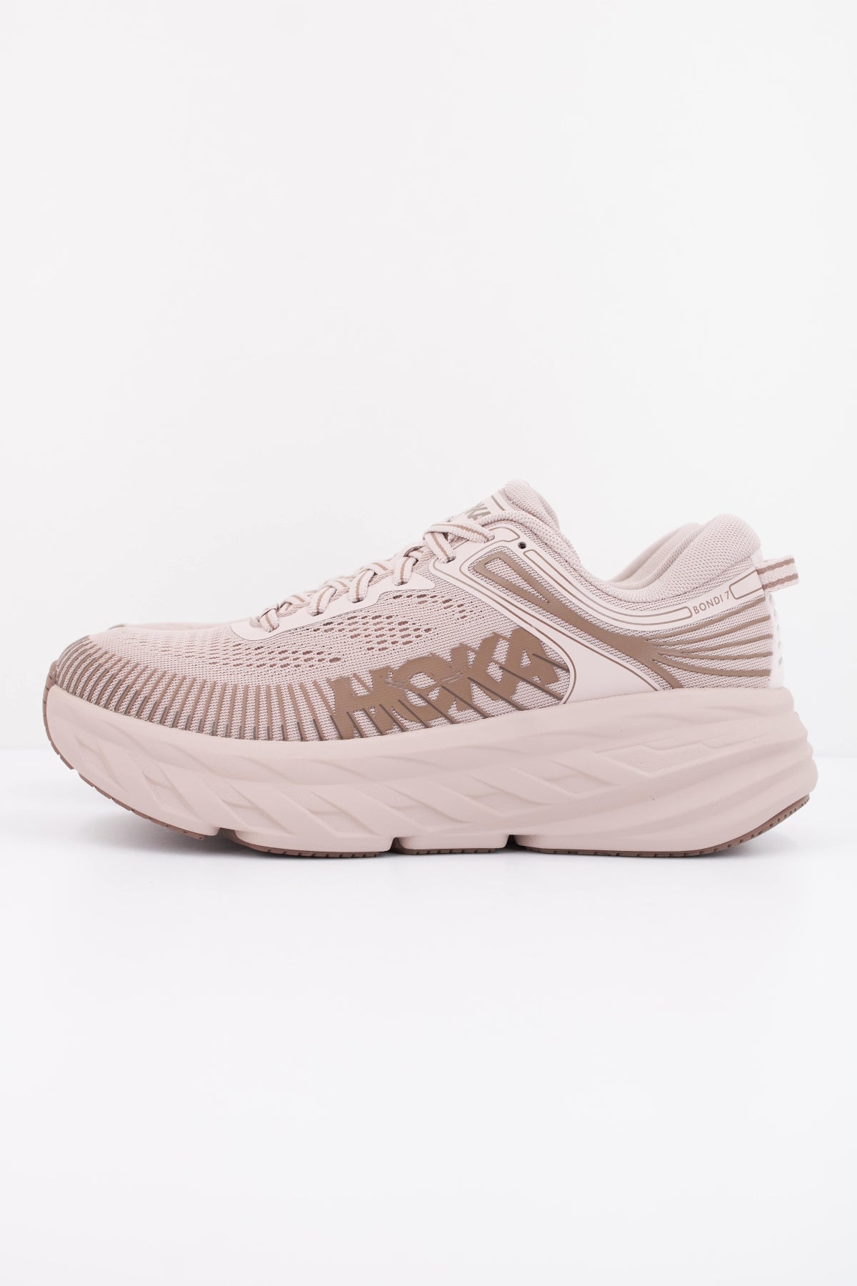 HOKA W BONDI 7 en color ROSA (1)