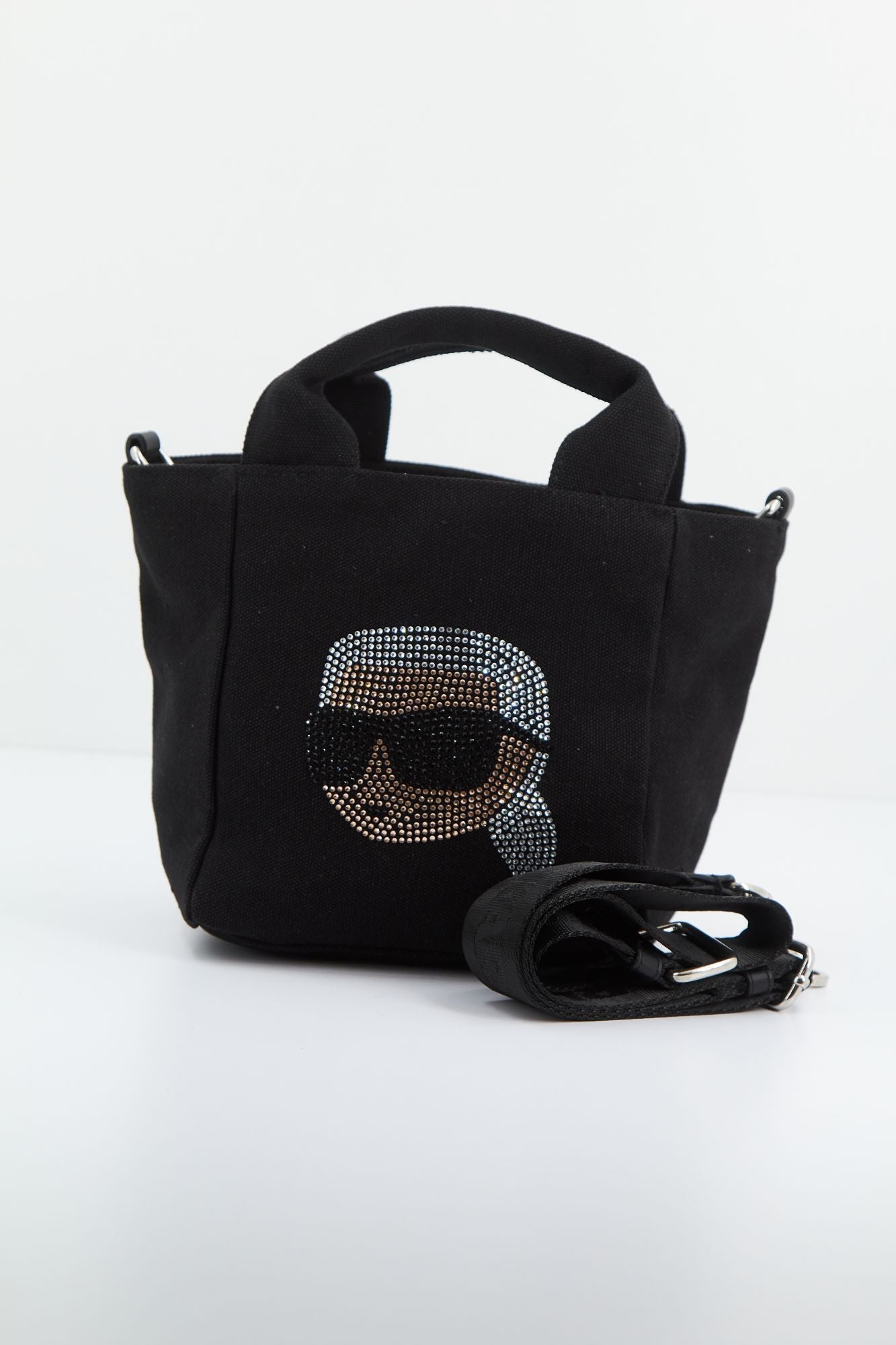 KARL LAGERFELD K/IKONIK 2.0 RHNSTN SHOPPE en color NEGRO (1)