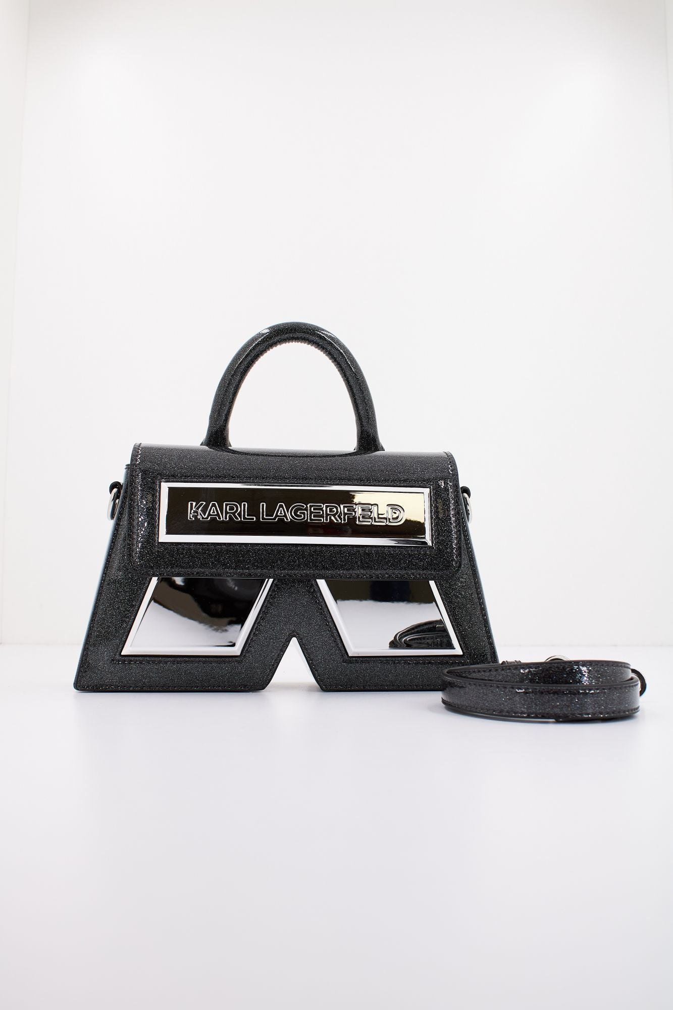 KARL LAGERFELD ICON K SP CB GLITTER en color NEGRO (1)