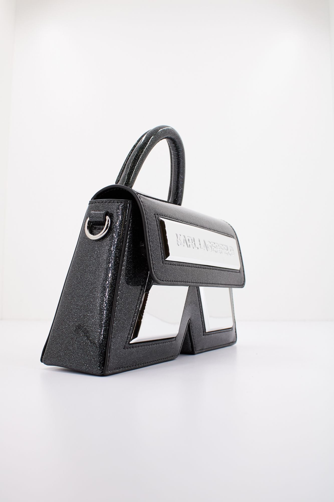 KARL LAGERFELD ICON K SP CB GLITTER en color NEGRO (2)