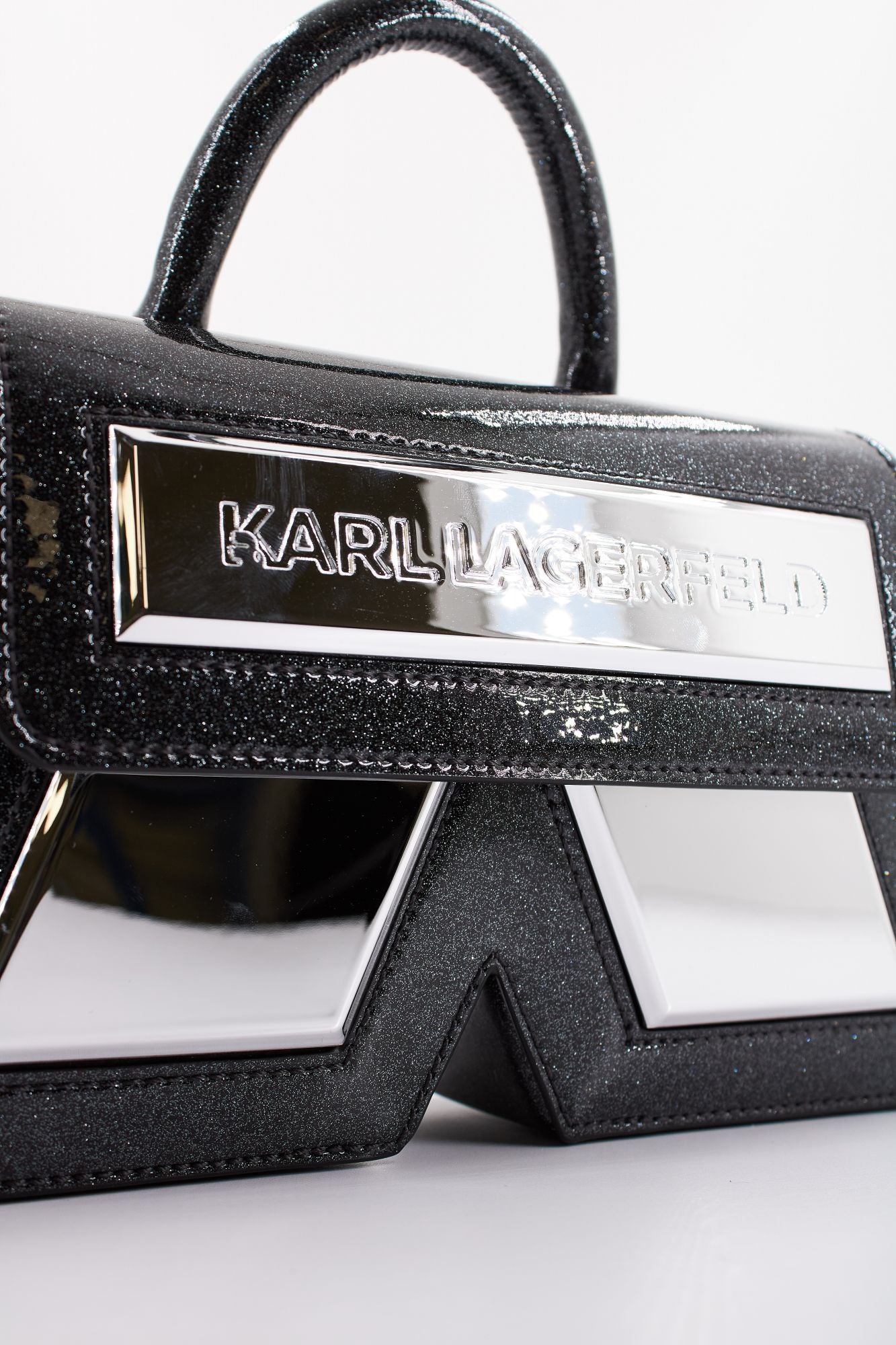KARL LAGERFELD ICON K SP CB GLITTER en color NEGRO (4)
