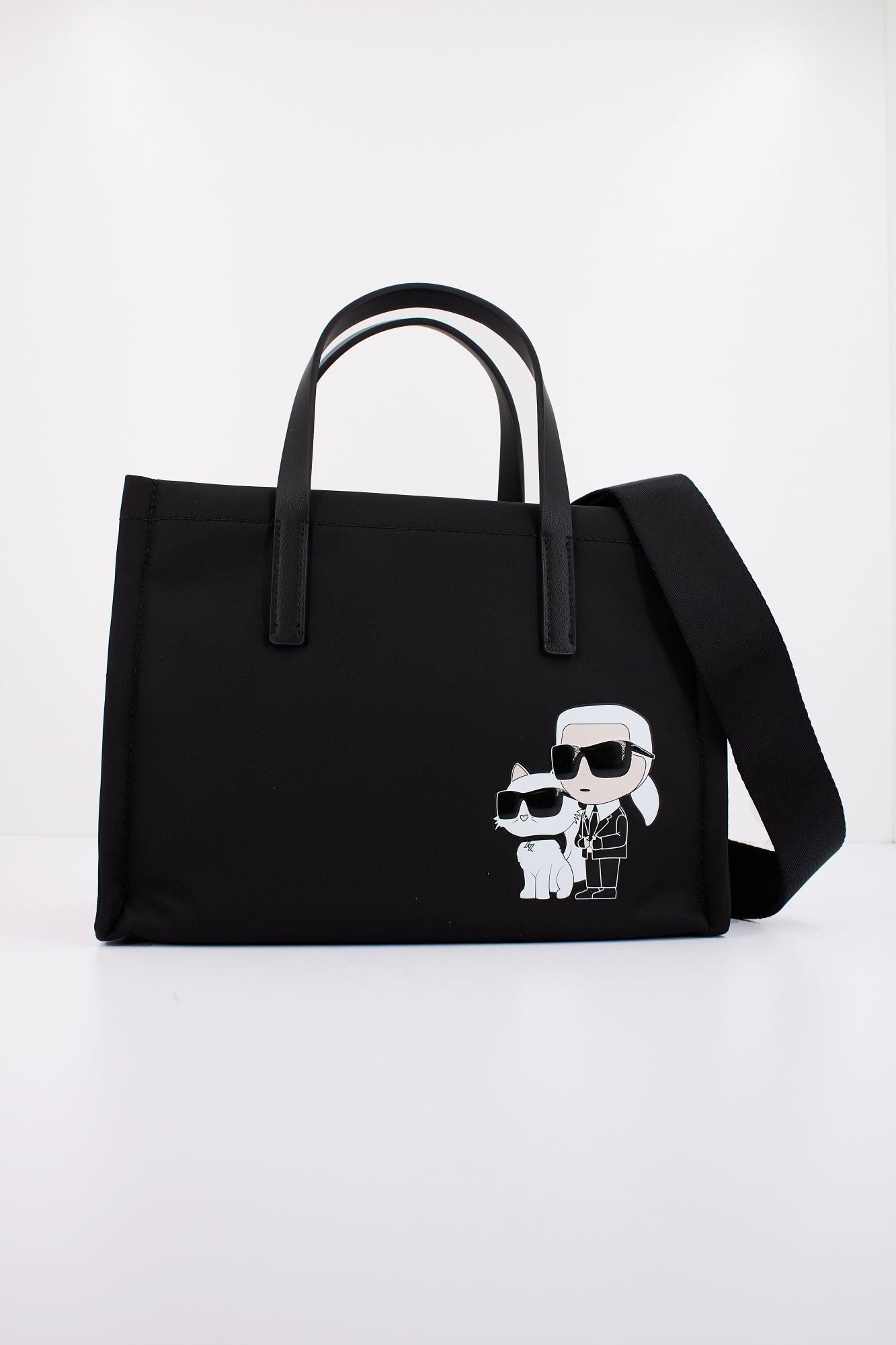 KARL LAGERFELD K/IKONIK 2.0 NYLON SM CB T en color NEGRO (1)