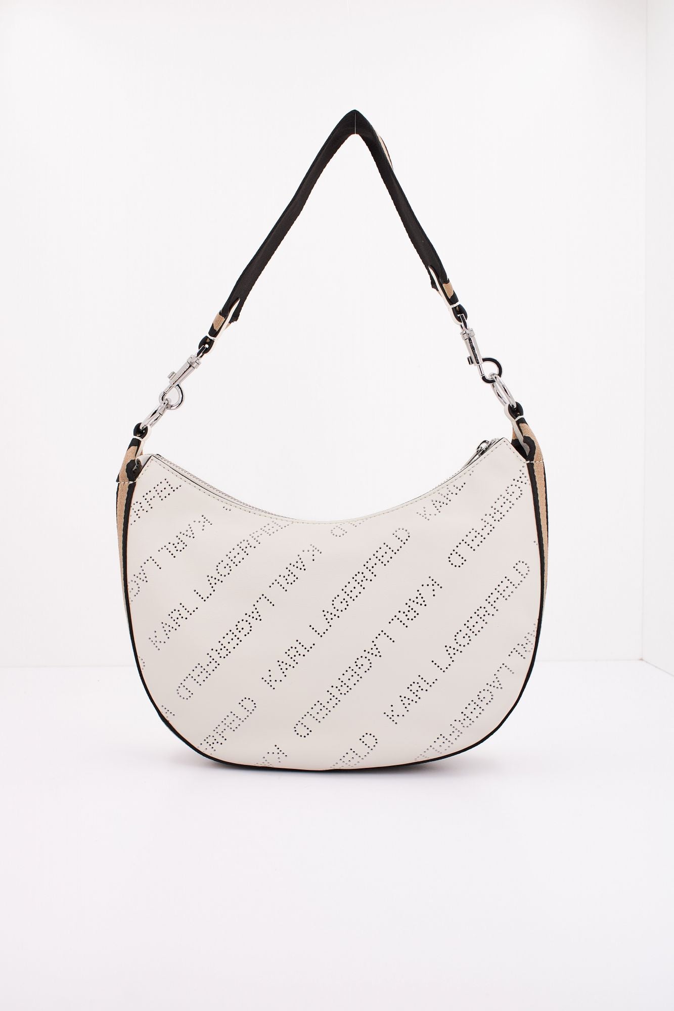 KARL LAGERFELD K/MOON SM SHOULDERBAG en color BLANCO (1)