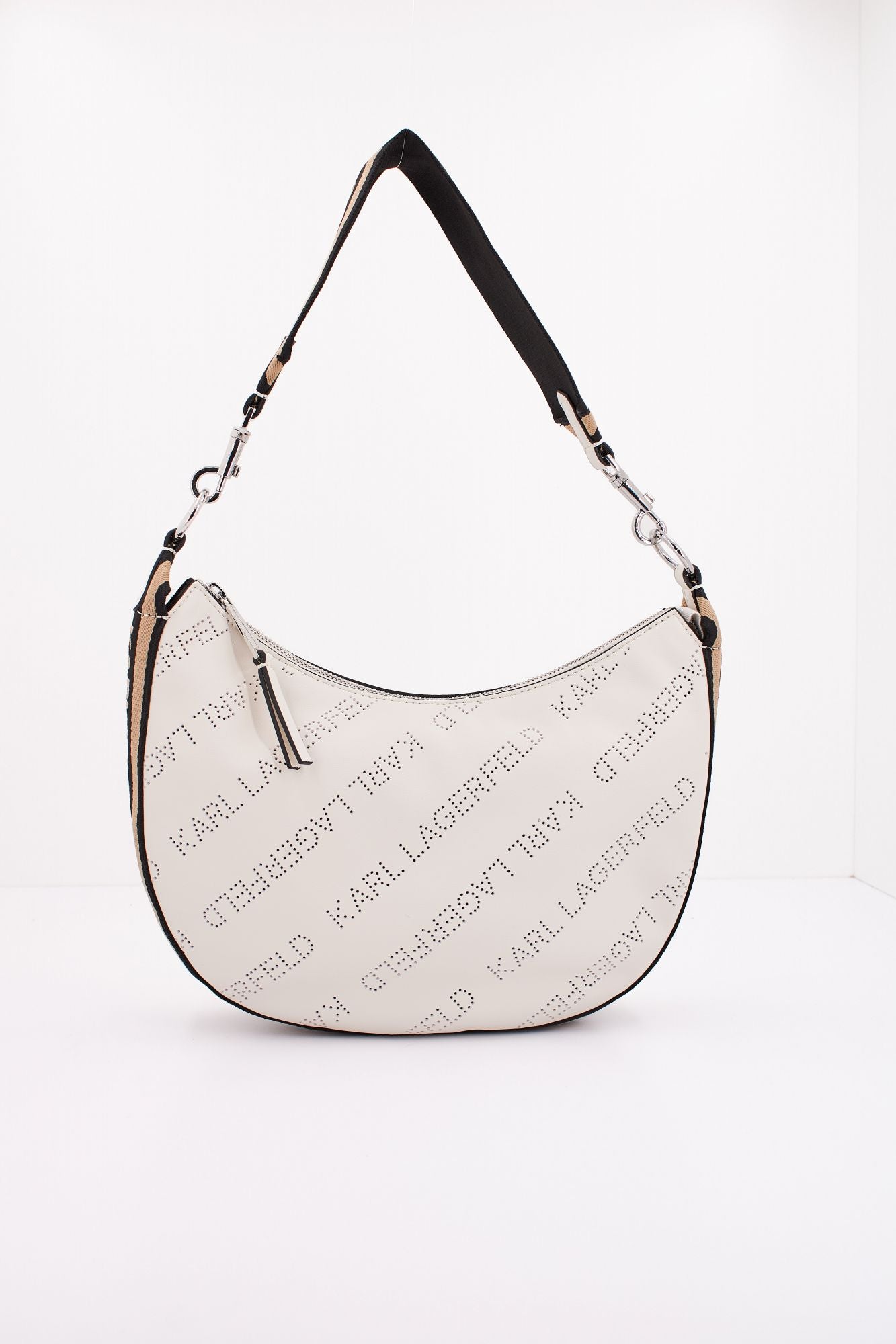 KARL LAGERFELD K/MOON SM SHOULDERBAG en color BLANCO (3)
