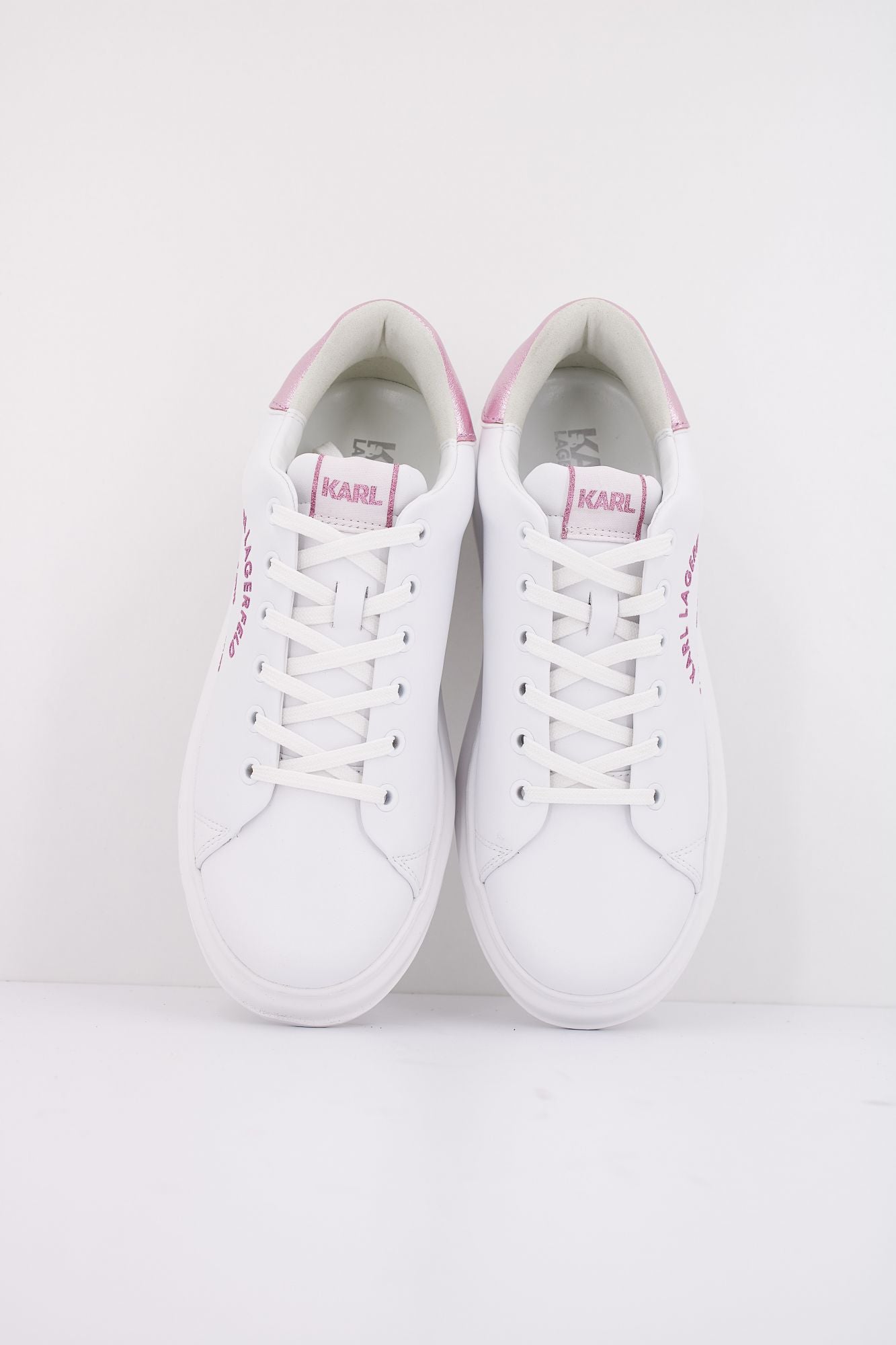 KARL LAGERFELD KAPRI METAL MAISON GLITTER en color BLANCO (3)